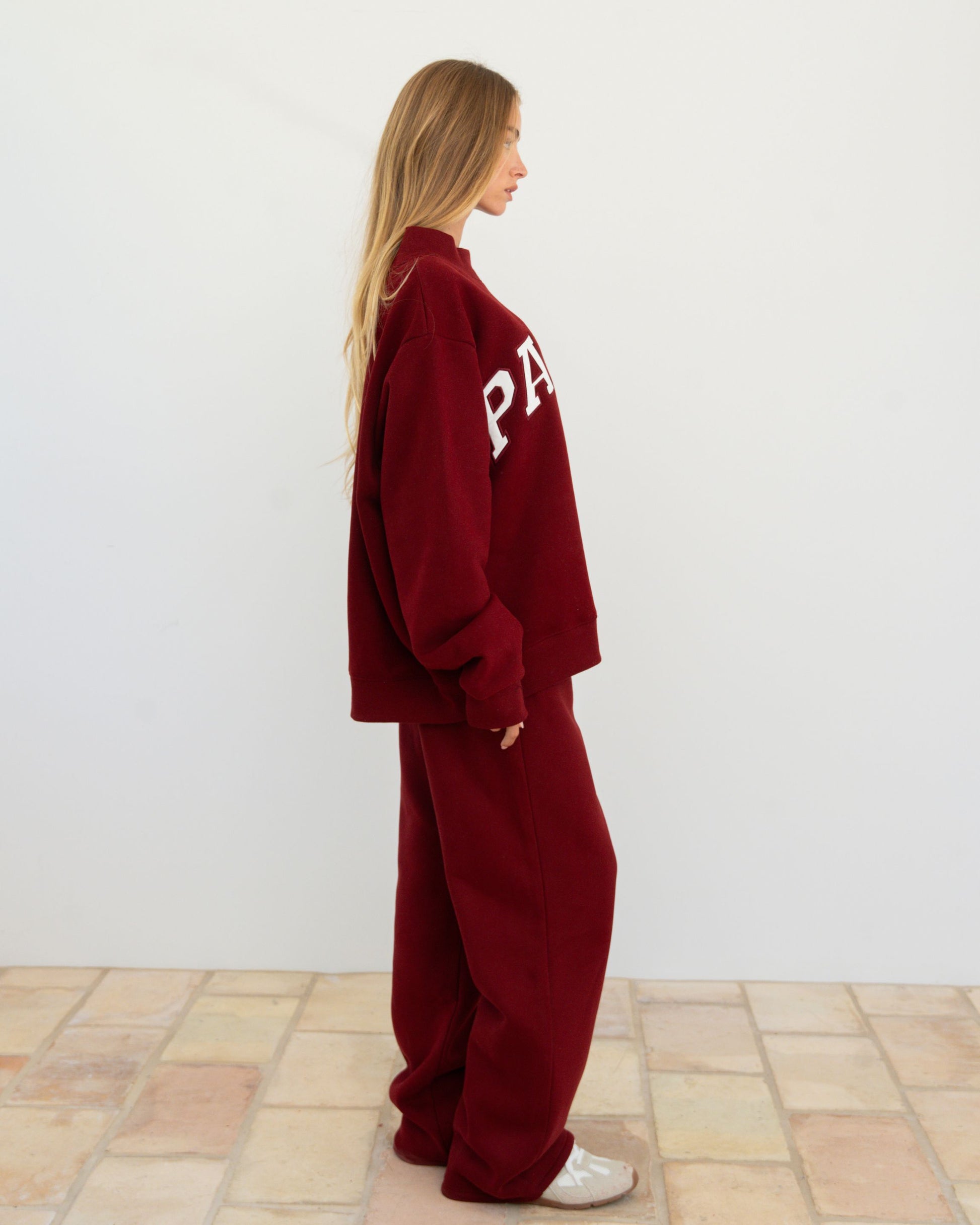 Varsity Mockneck - Maroon