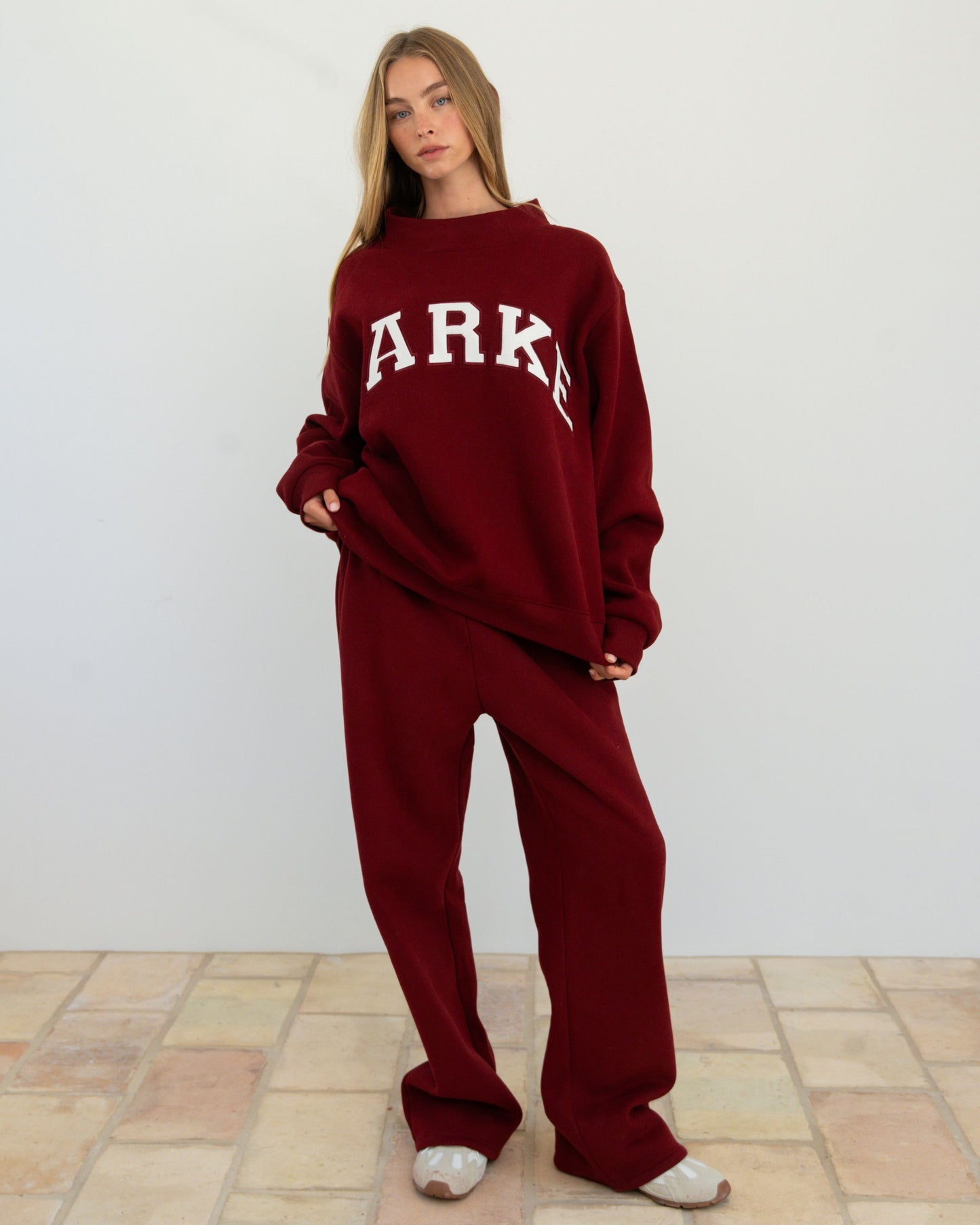 Varsity Mockneck - Maroon