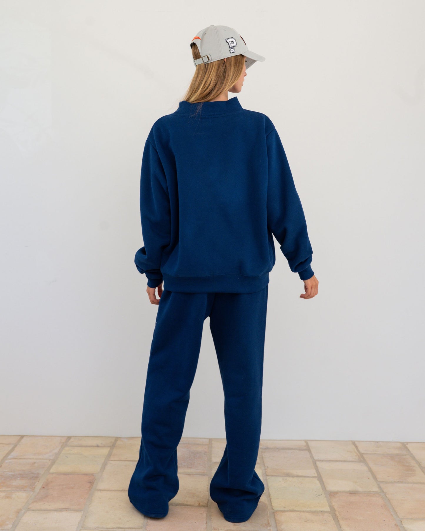 Varsity Mockneck - Collegiate Blue