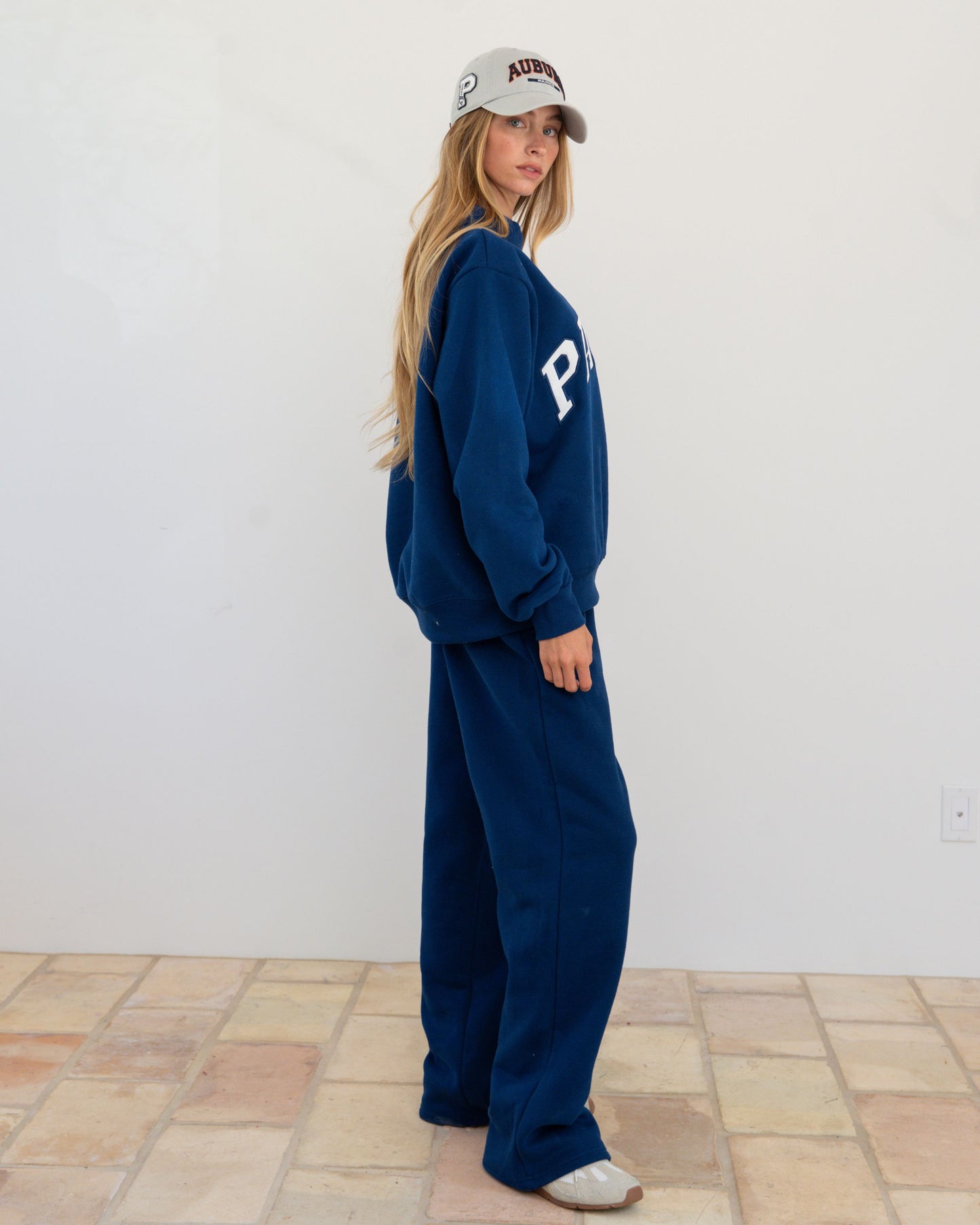 Varsity Mockneck - Collegiate Blue