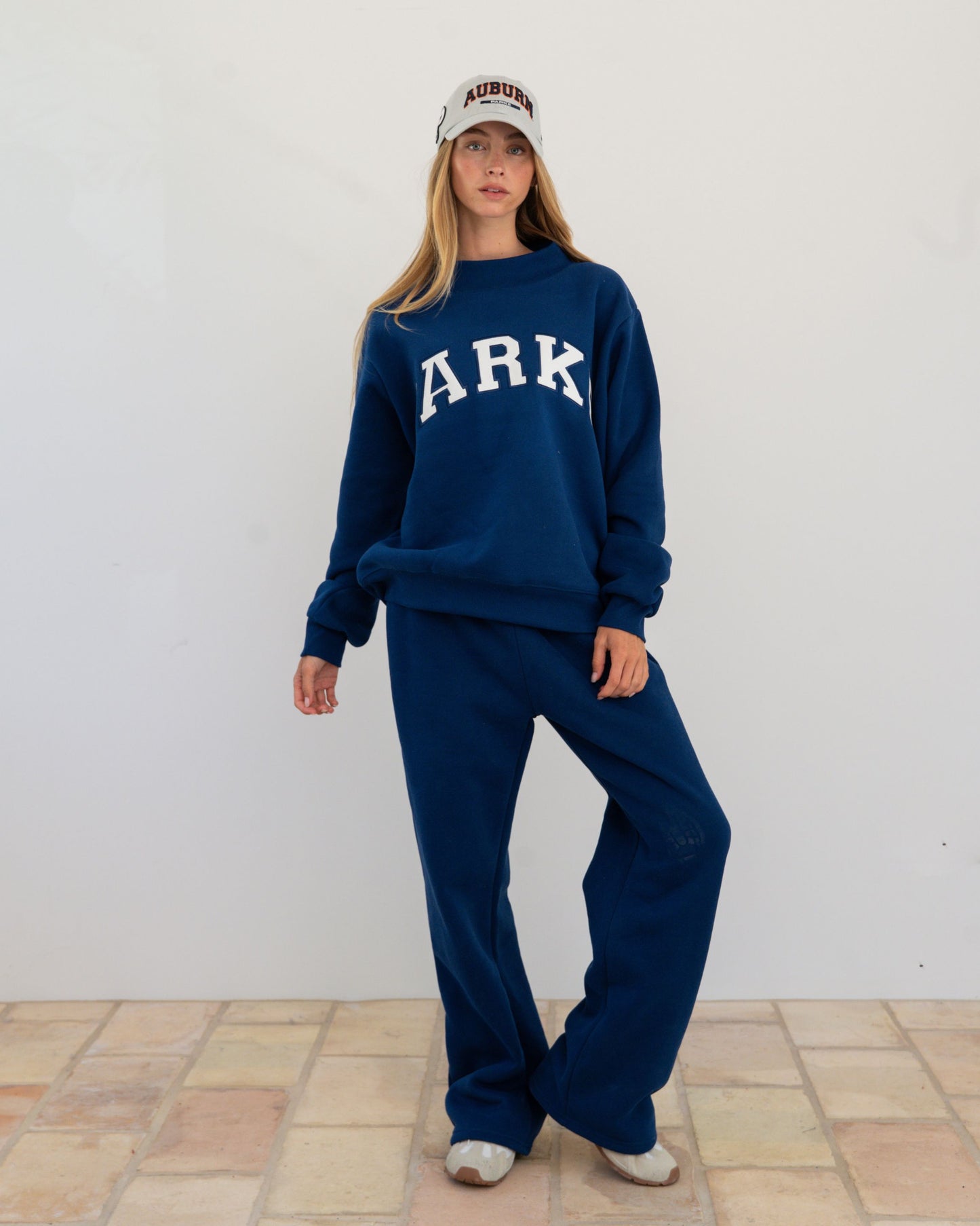Varsity Mockneck - Collegiate Blue