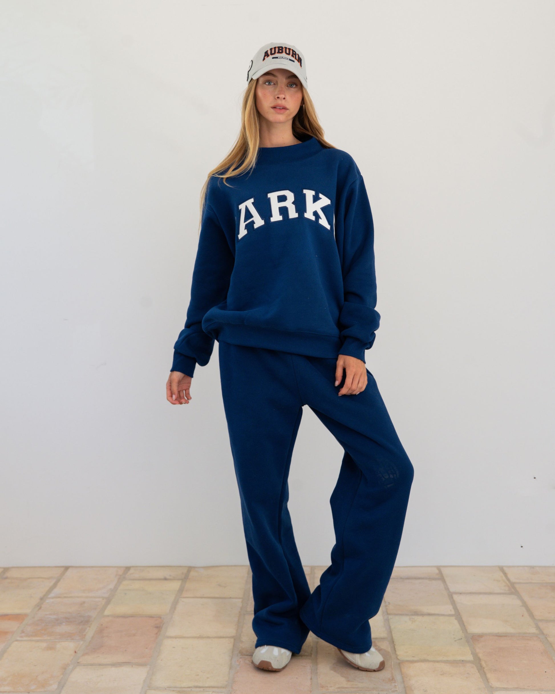 Varsity Mockneck - Collegiate Blue