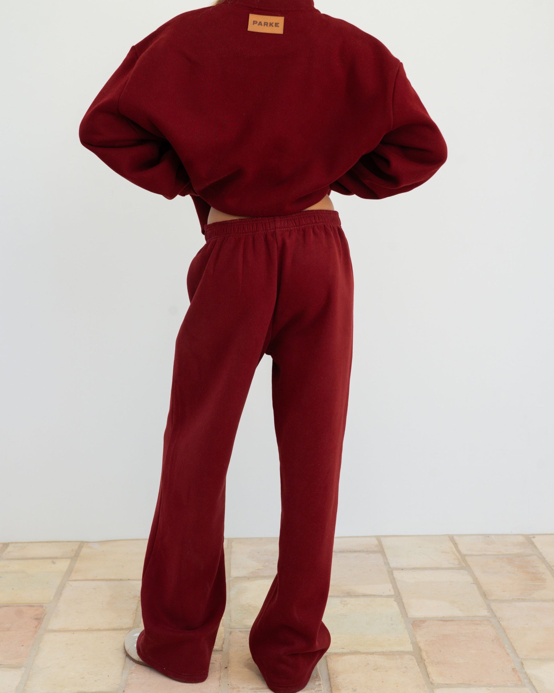 Boxer Sweatpants - Maroon