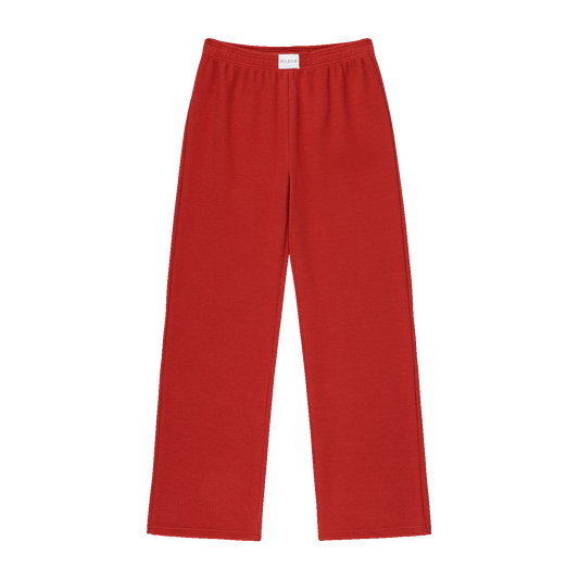 Holiday Waffle Boxer Pants -cola