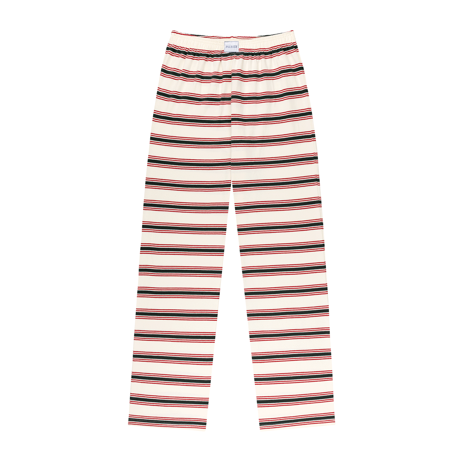 Holiday Striped Striped Cotton Boxer Pant -eggnog stripe