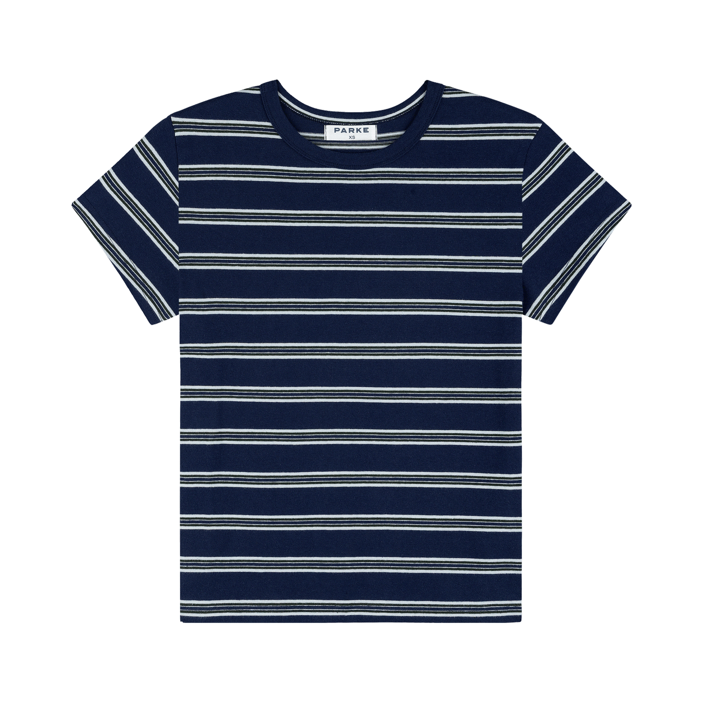 Holiday Striped T-Shirt -snowflake stripe