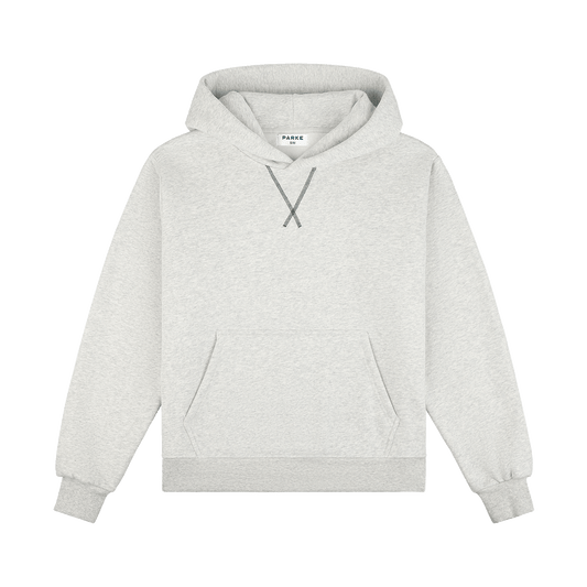 Holiday Classic Hoodie -classic grey + forest