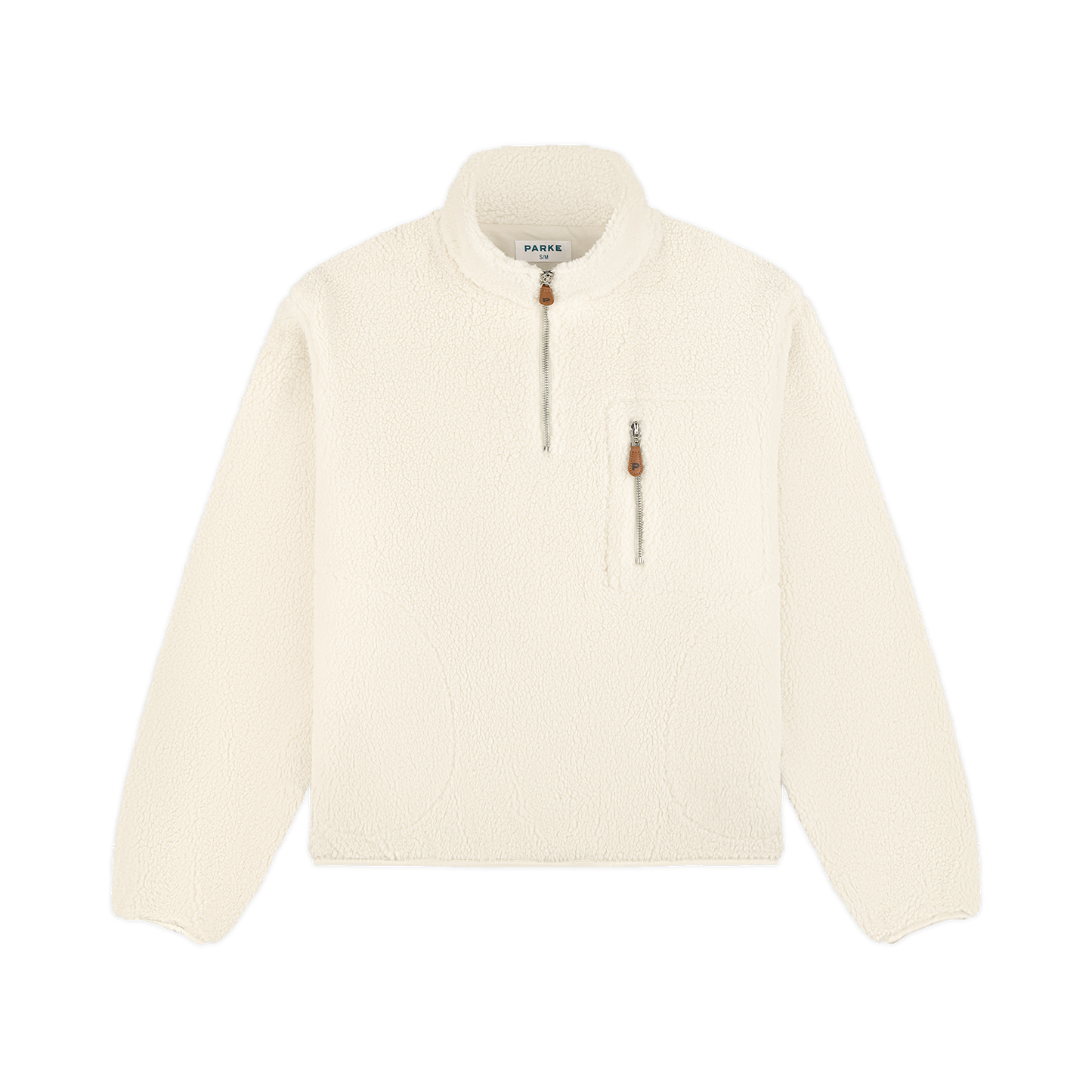Quarter Zip Fleece Pullover -oat