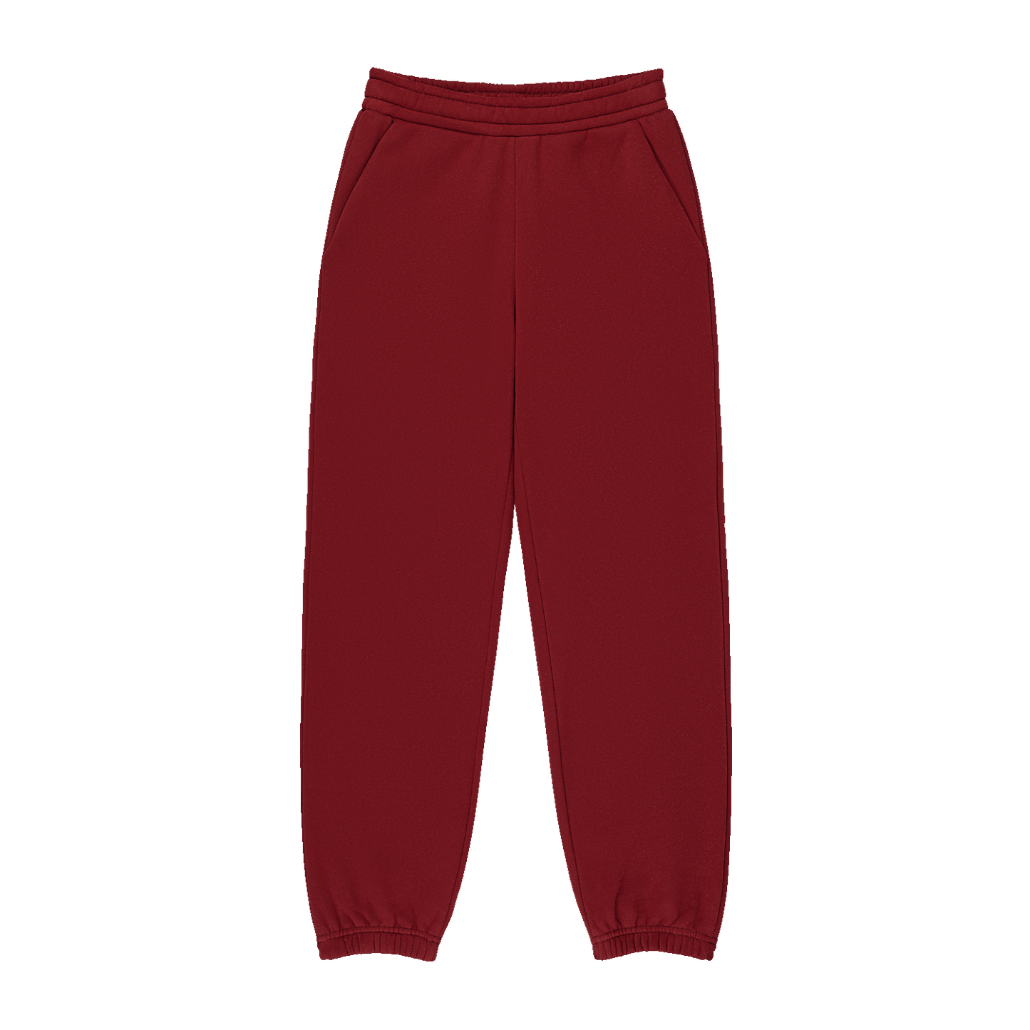 Holiday Drawstring Unisex Sweatpants -maroon