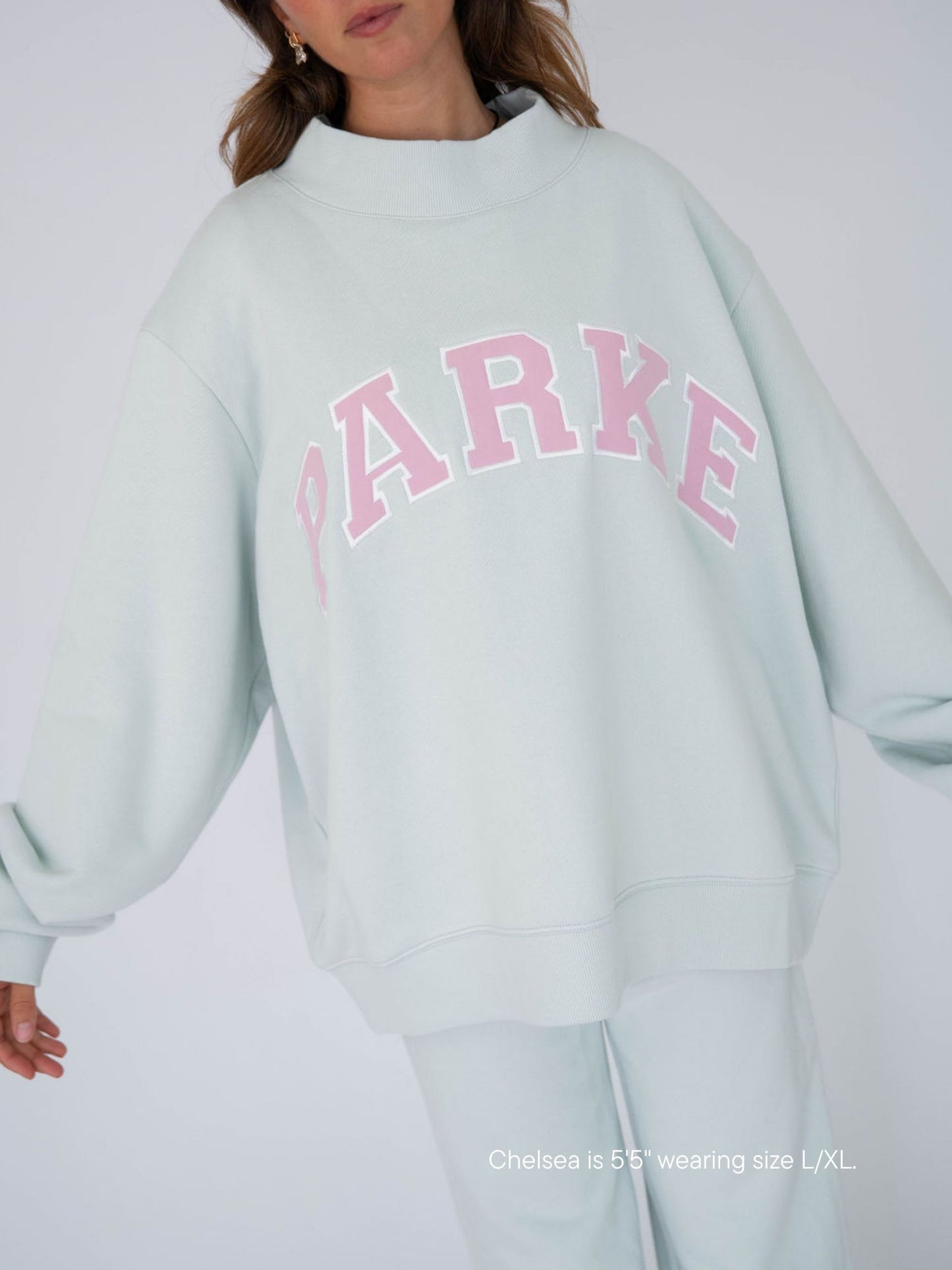 varsity mockneck -somehing blue + sprinkle