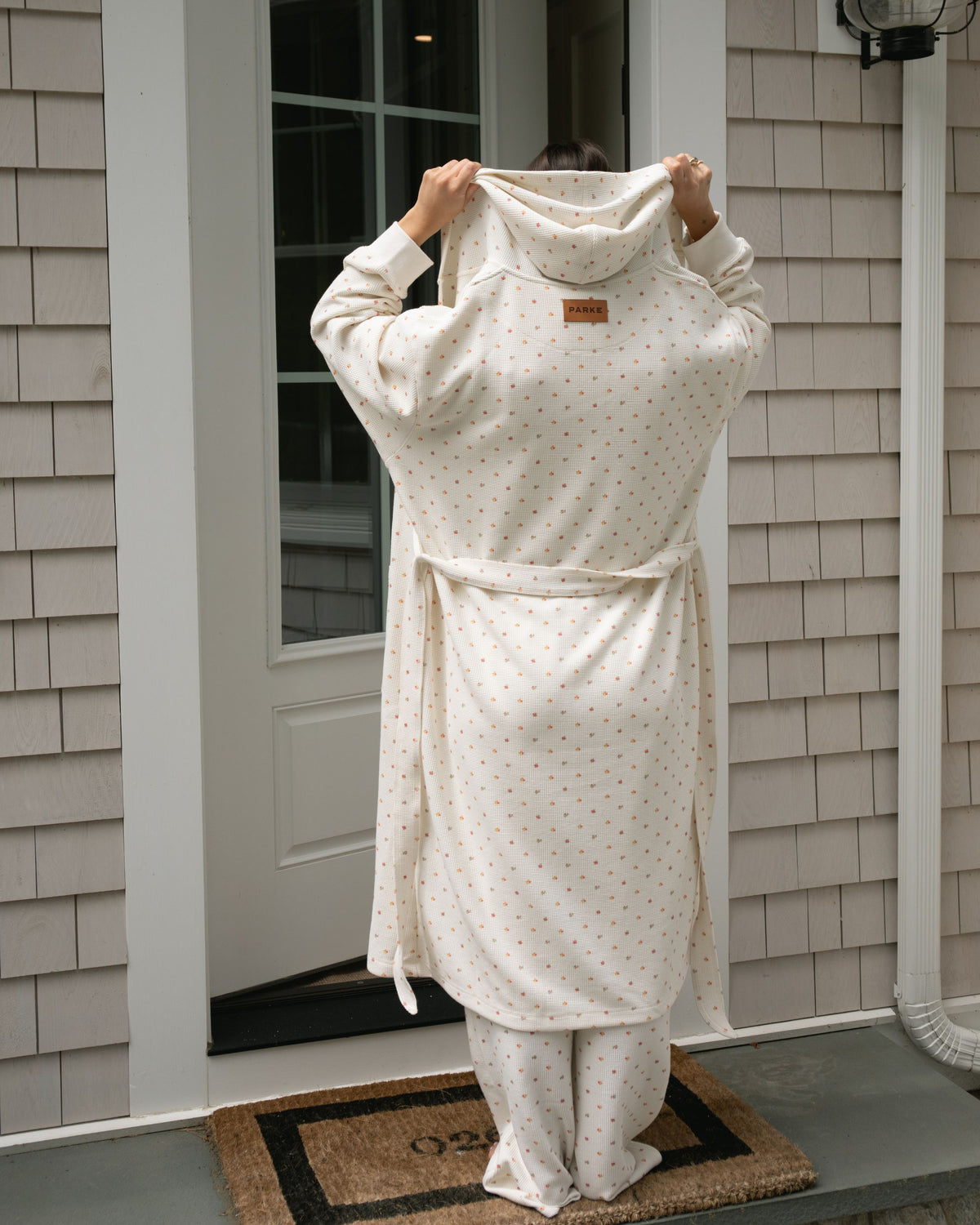 Waffle Robe - Sunset Floral