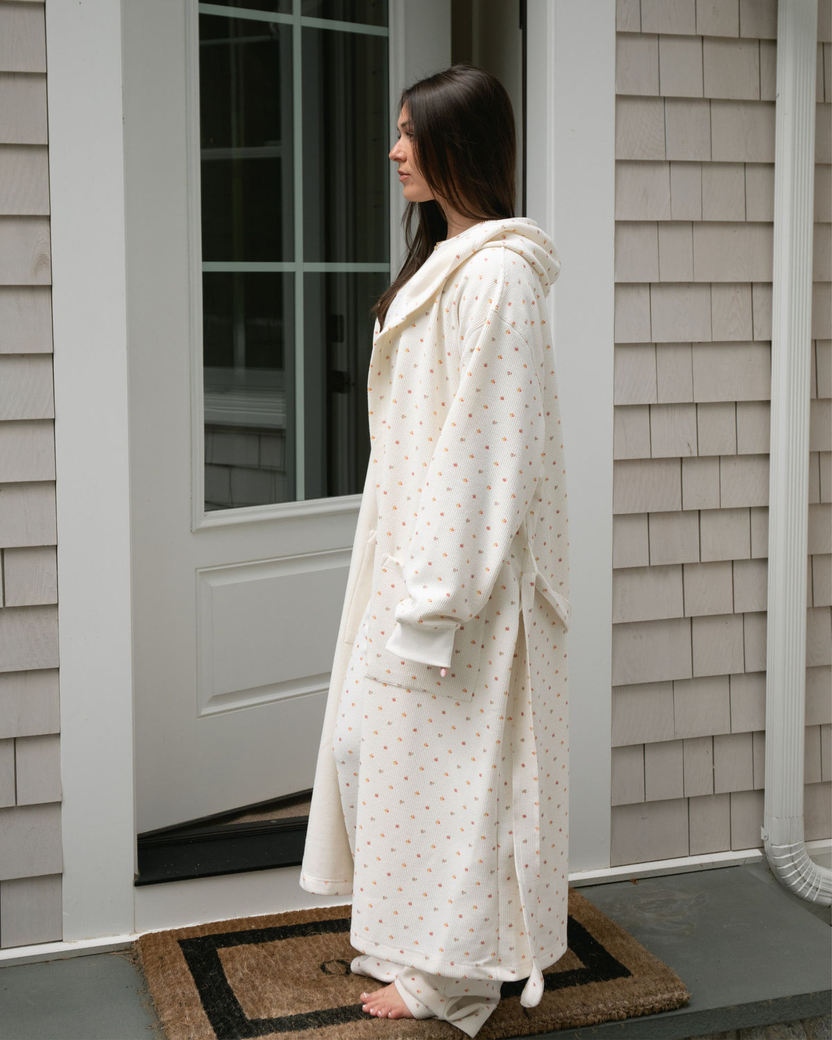 Waffle Robe - Sunset Floral
