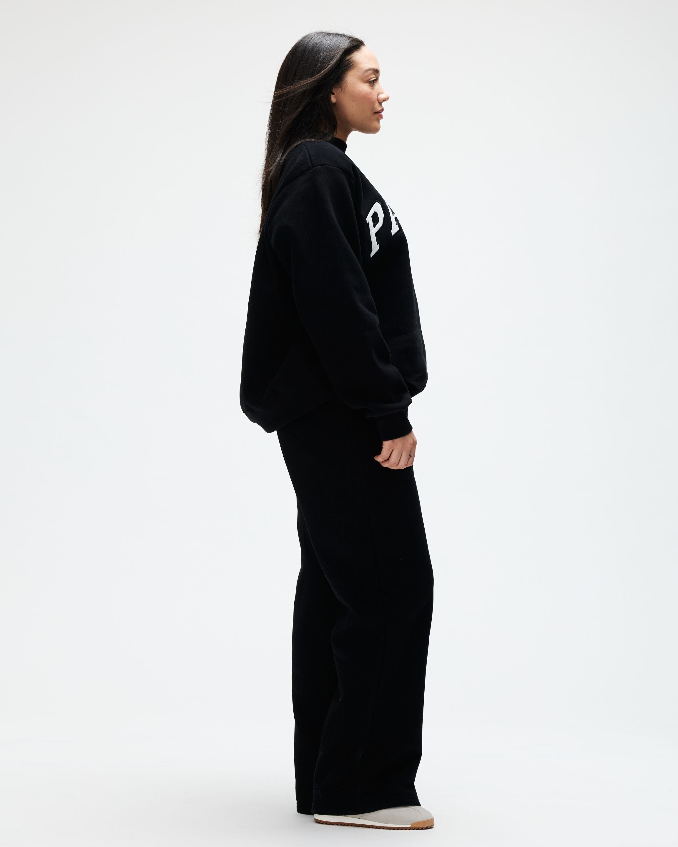 Varsity Mockneck - Black + White – PARKE