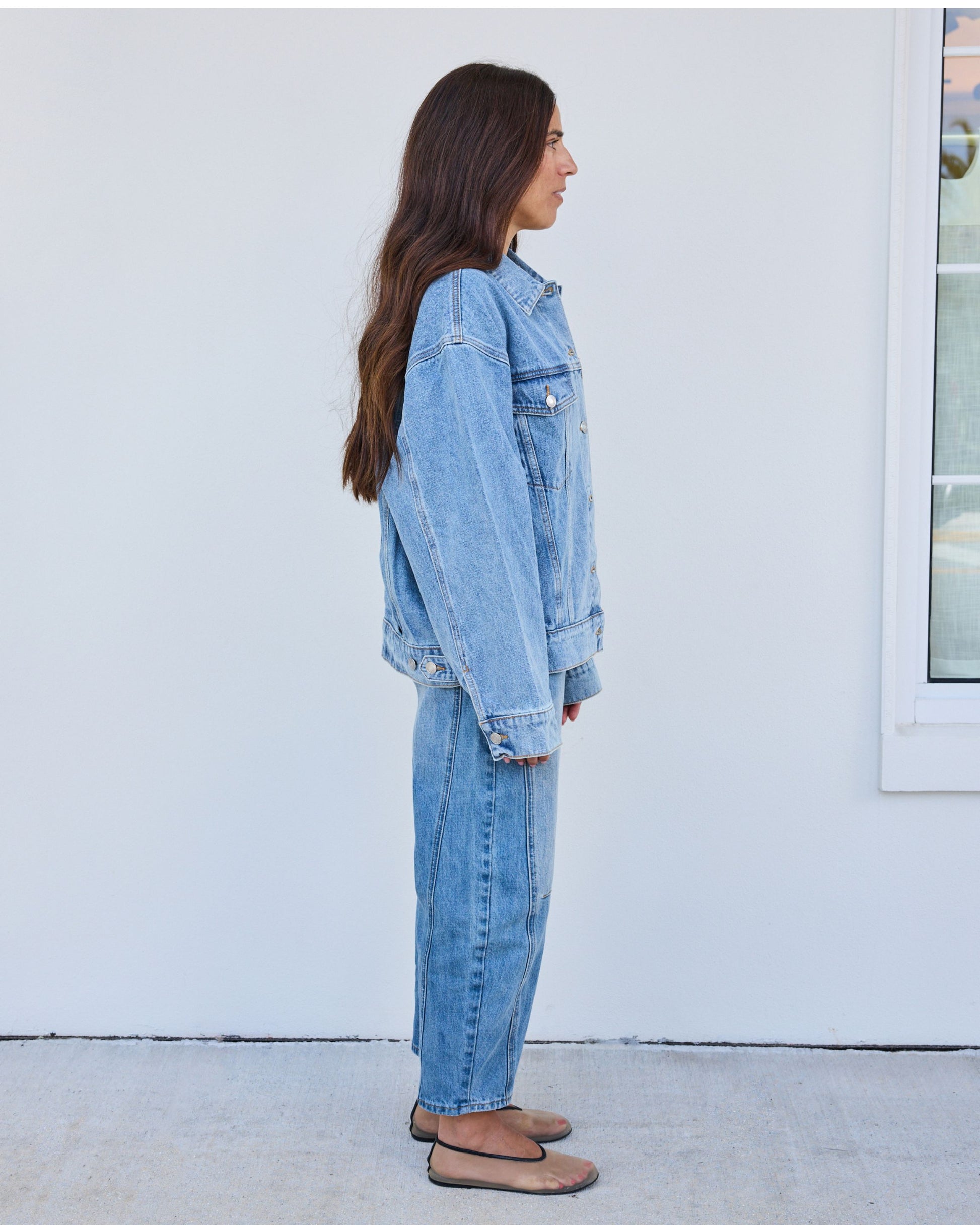 Oversized Denim Jacket - Vintage Wash