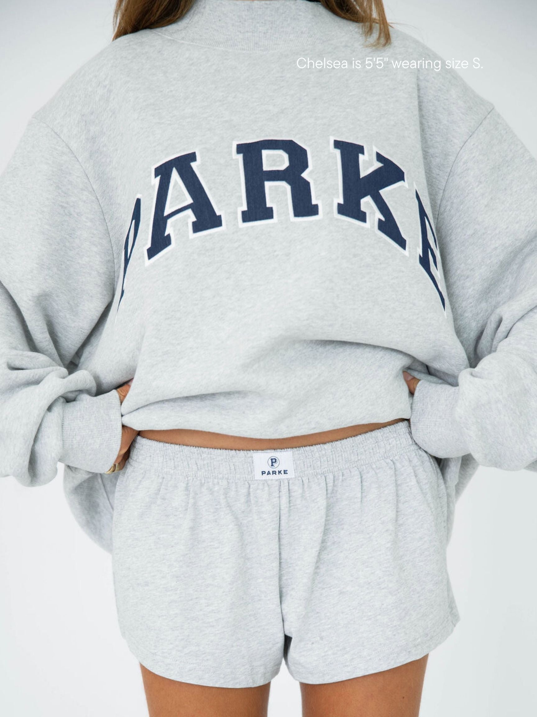 cotton boxer short -classic grey