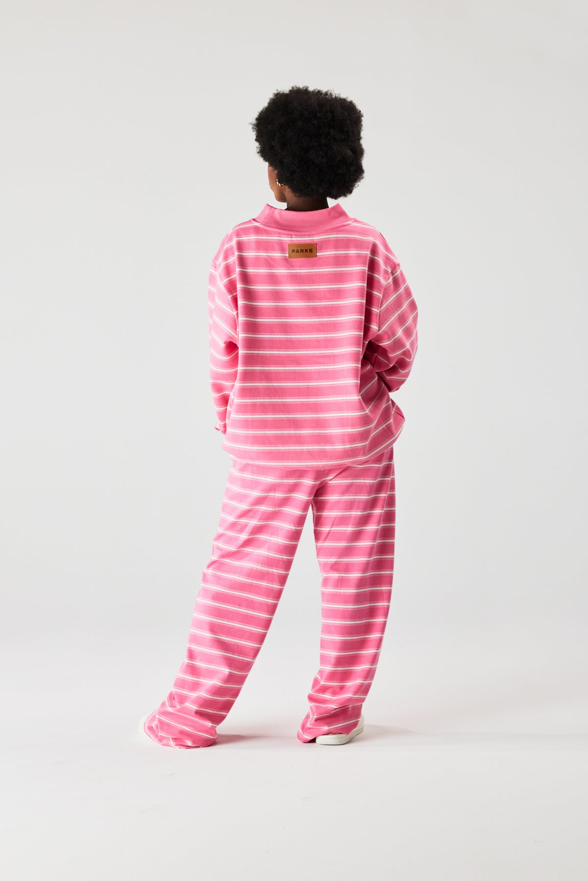Striped Mockneck Sweatshirt - Hope Stripe
