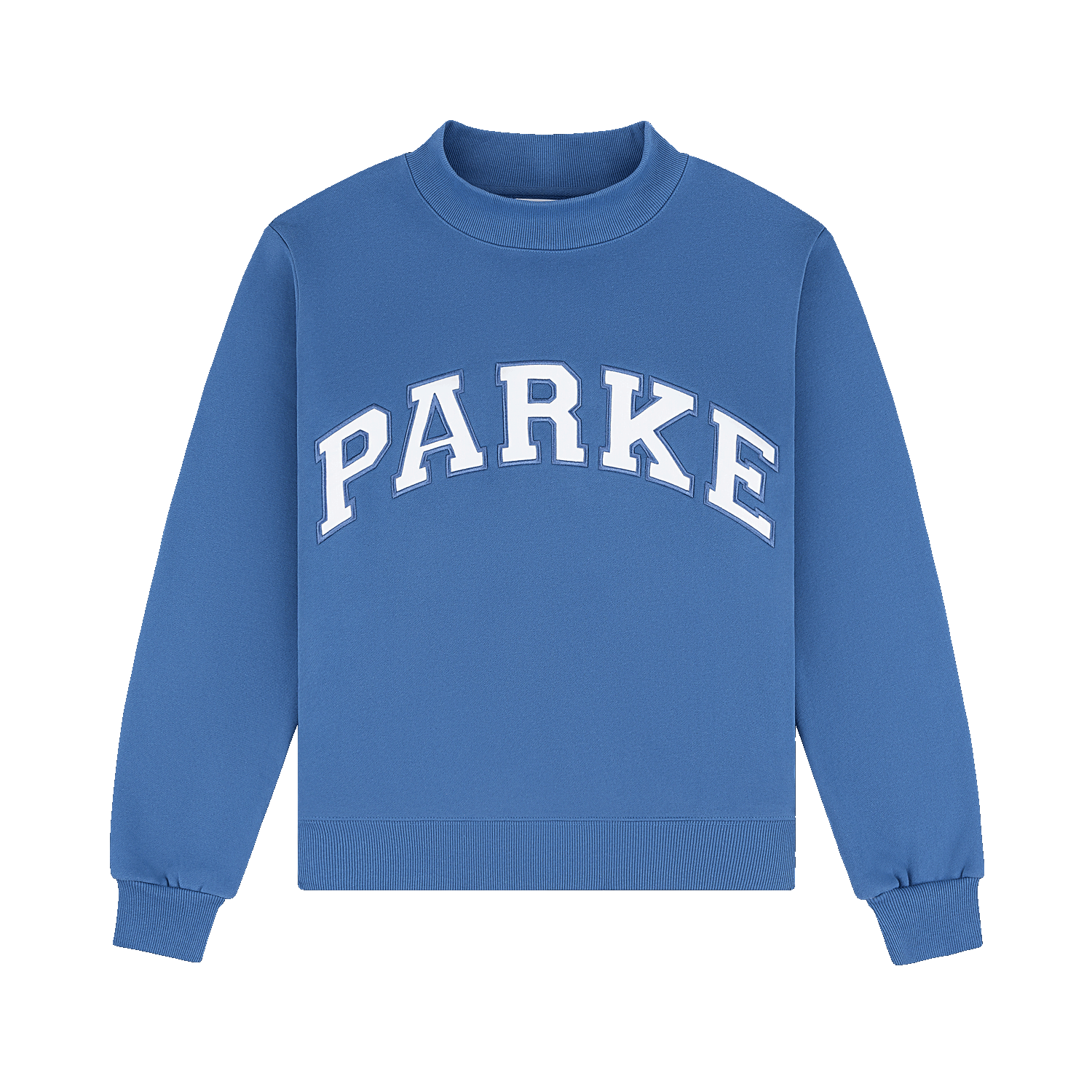 Varsity Mockneck - Washed Indigo