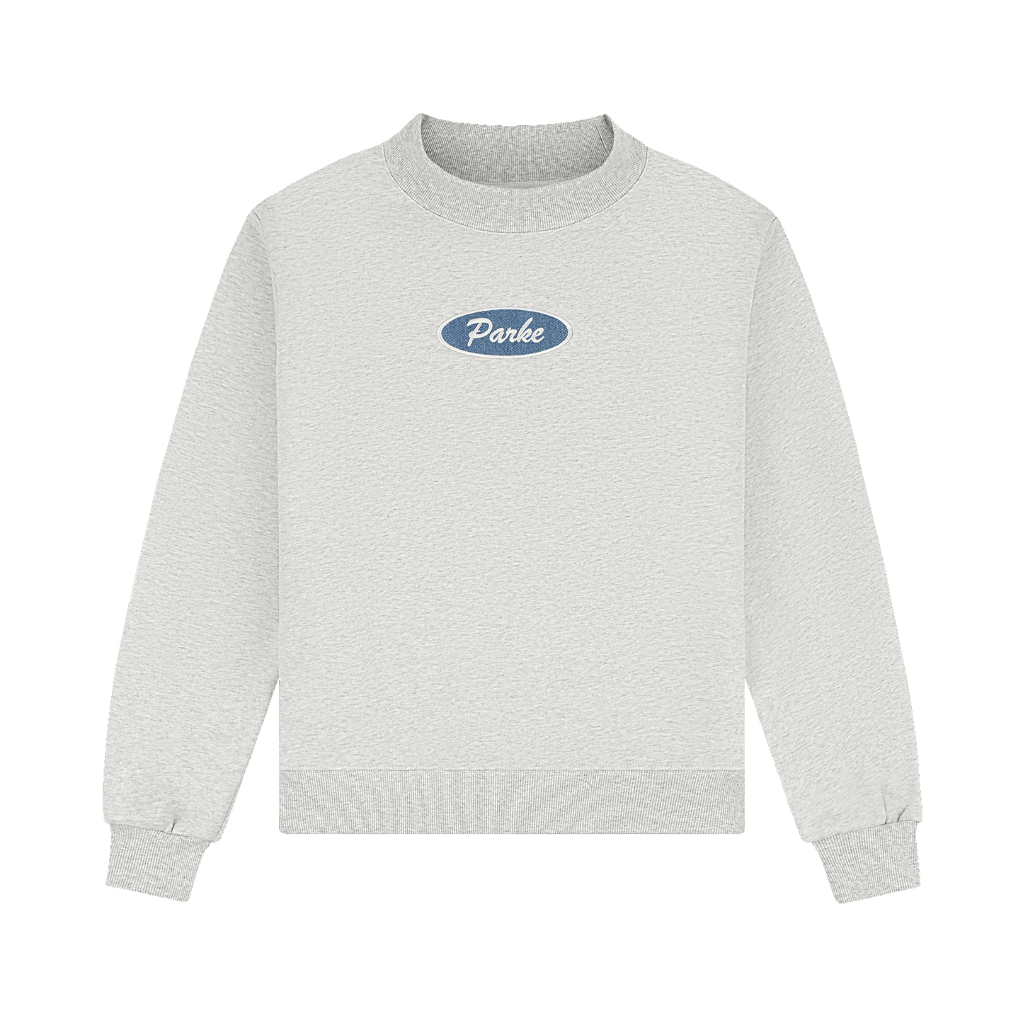 Signature Patch Mockneck - Classic Grey