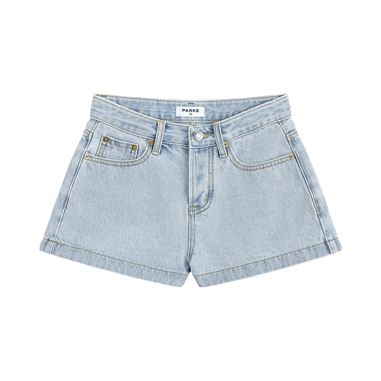 Denim Mini Shorts - Light Wash
