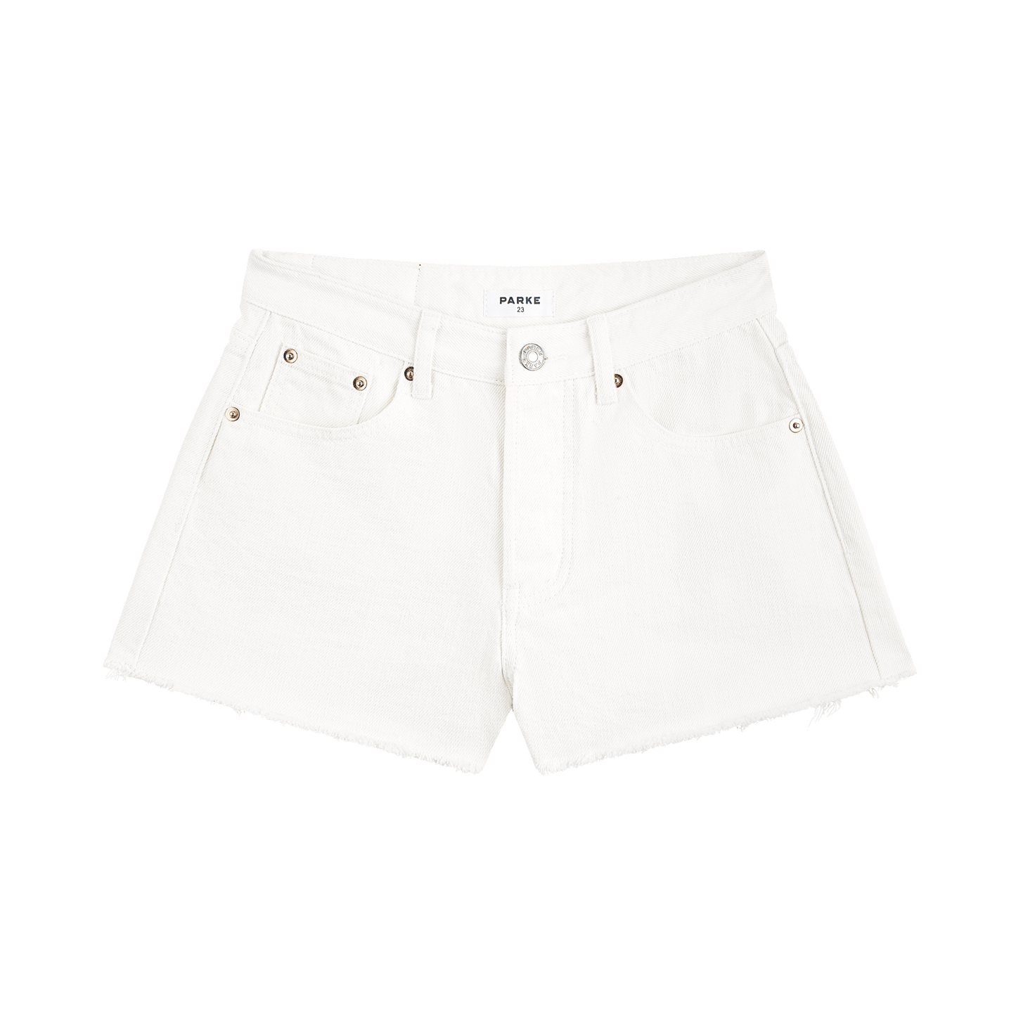 Cut Off Shorts - White