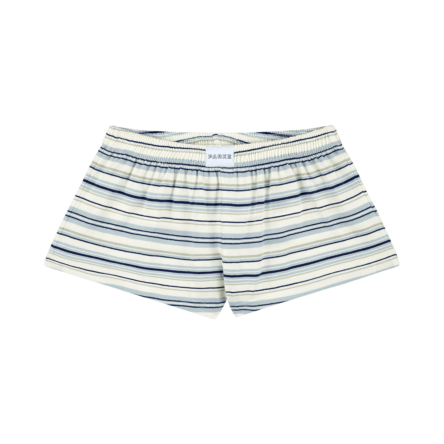 Cotton Boxer Shorts - Sea Stripe