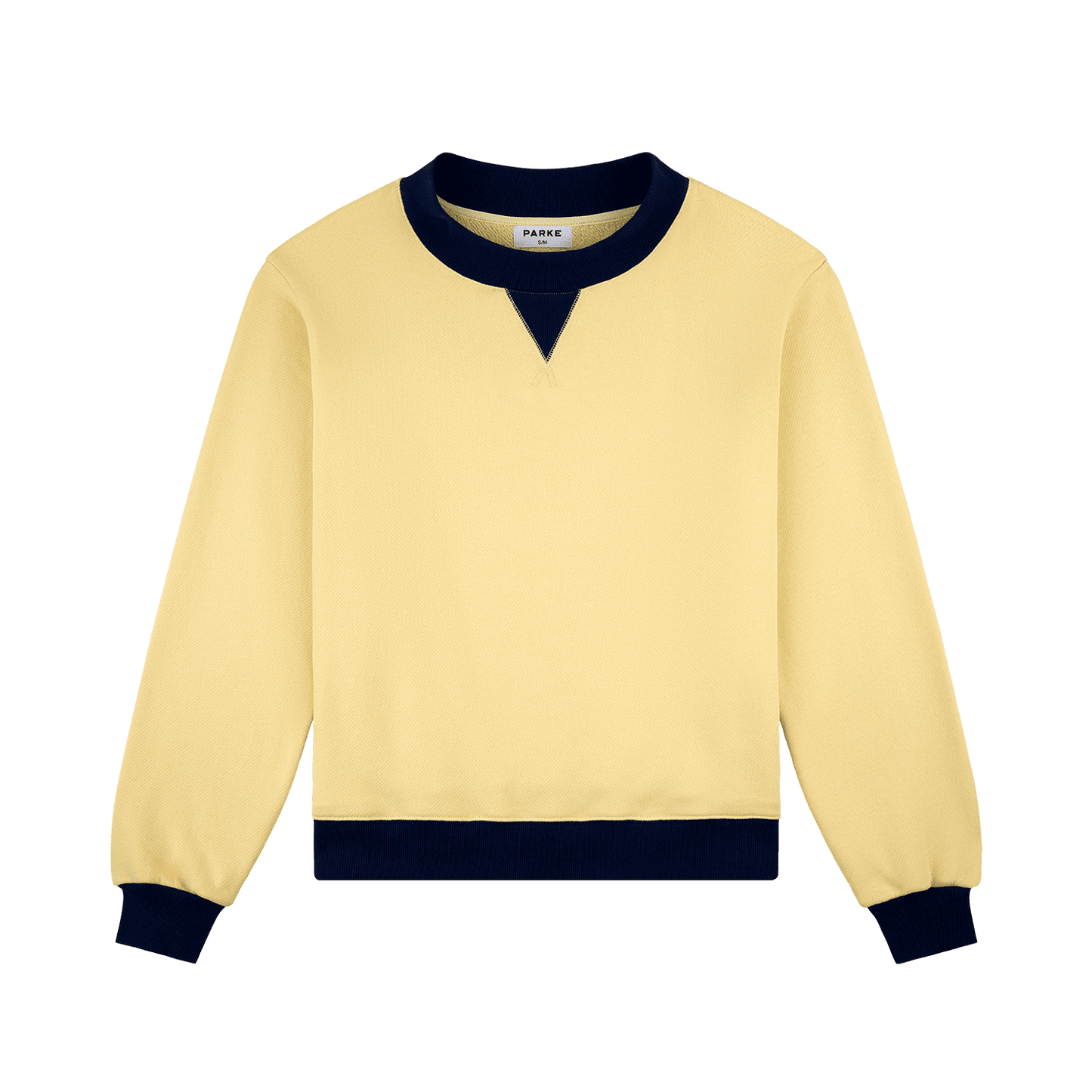 Two Tone Classic Mockneck - Peel + Denim