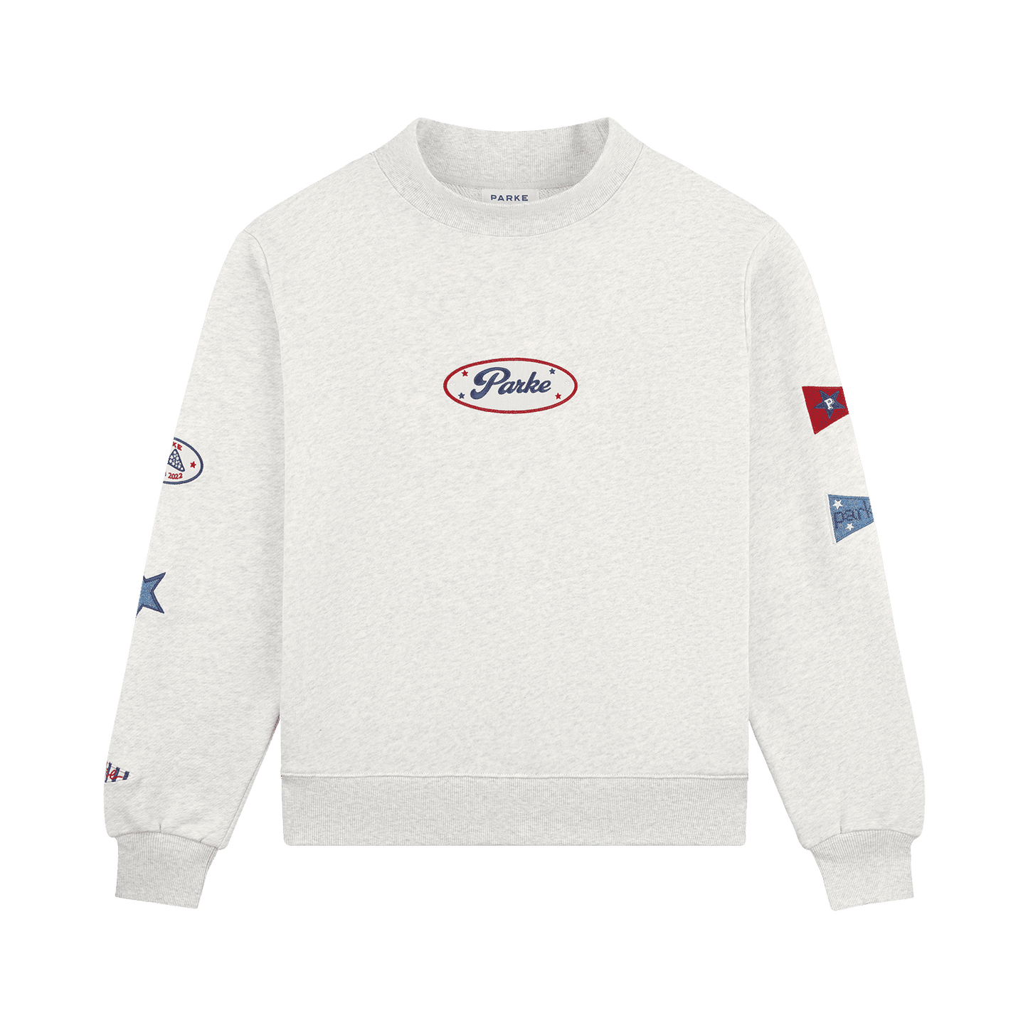 Flagship Mockneck - Heather Grey Patch