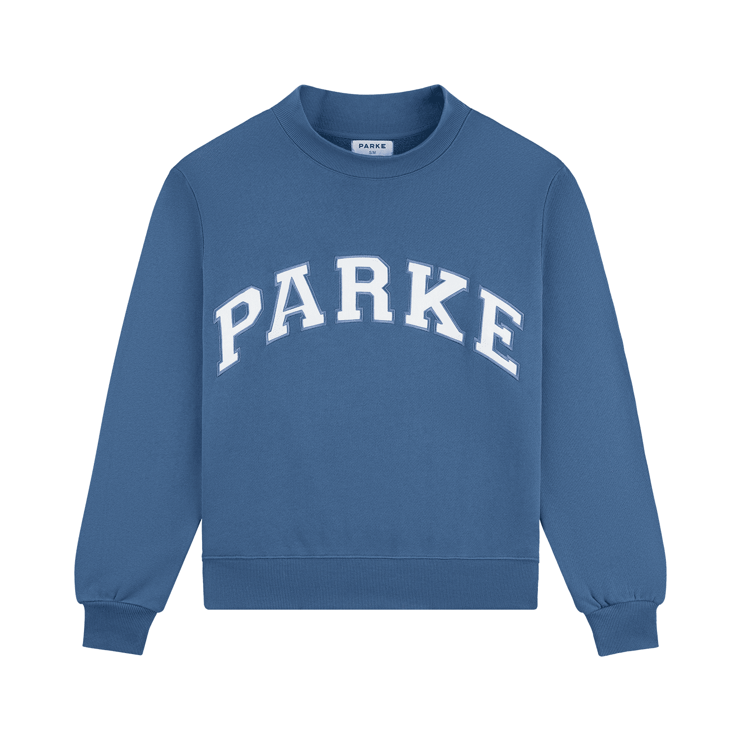 Varsity Mockneck - Washed Indigo