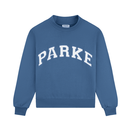 Varsity Mockneck - Washed Indigo
