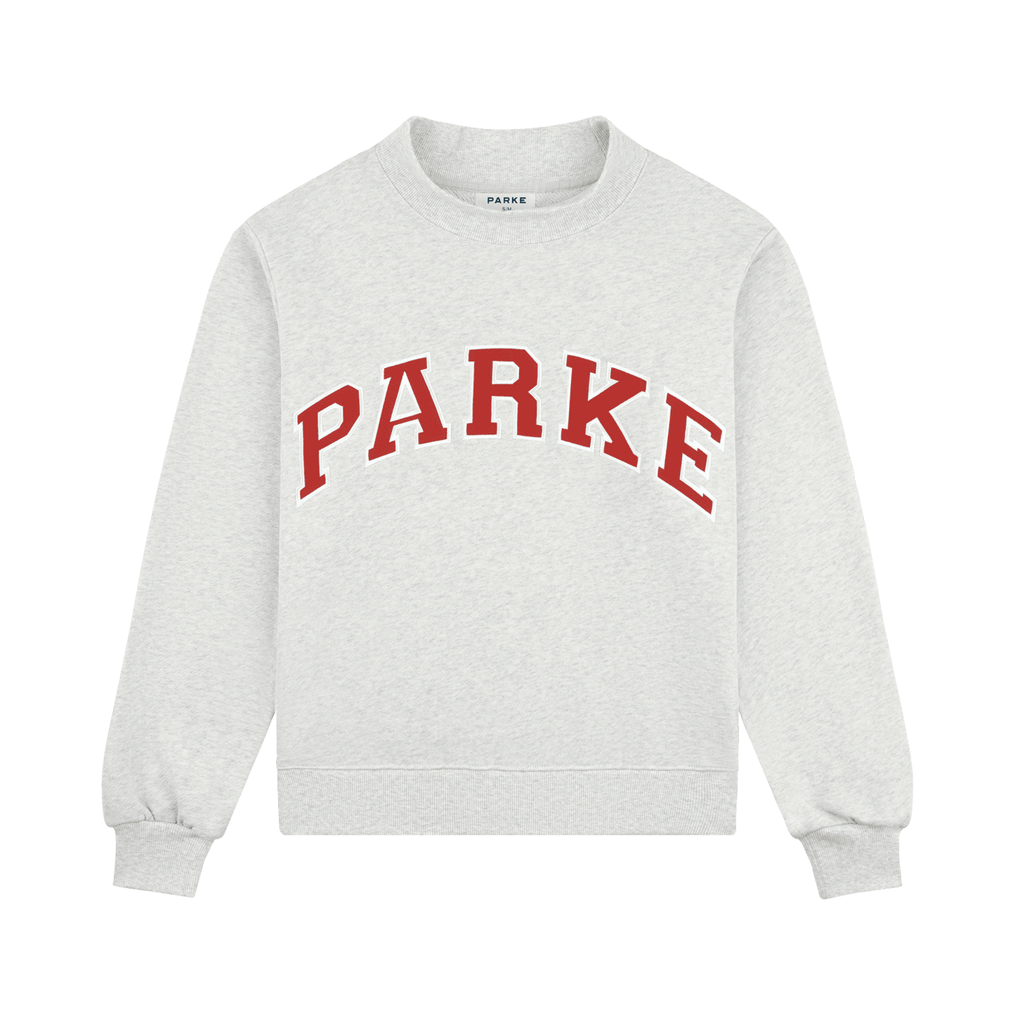 Sailboat Varsity Mockneck - Heather Grey + Sail