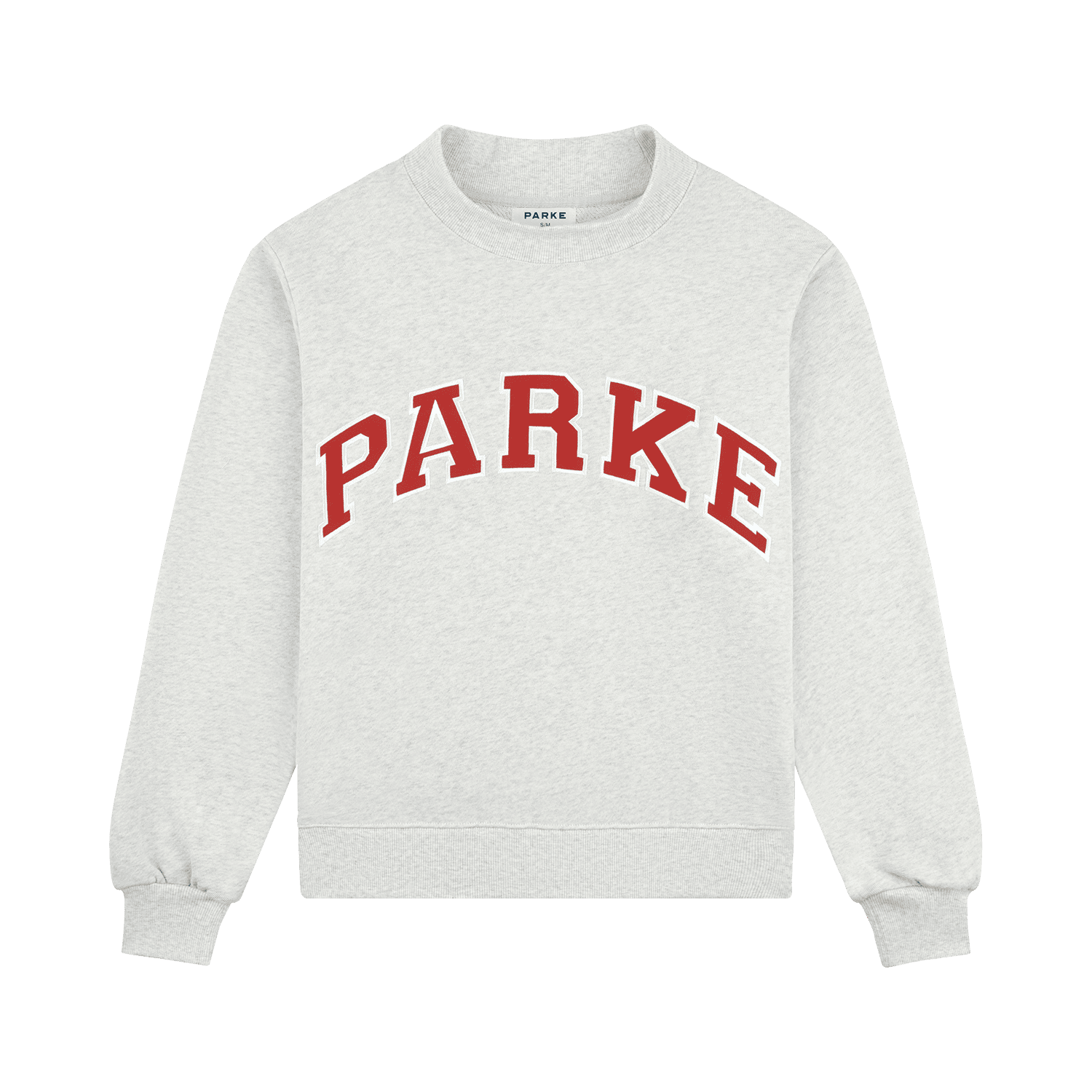 Sailboat Varsity Mockneck - Heather Grey + Sail