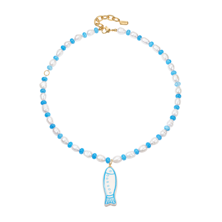 Beaded Fish Necklace - LT
