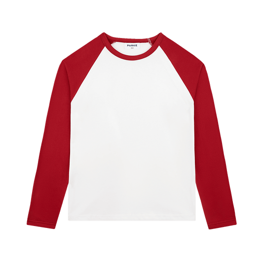 Raglan Long Sleeve T-Shirt - Cola