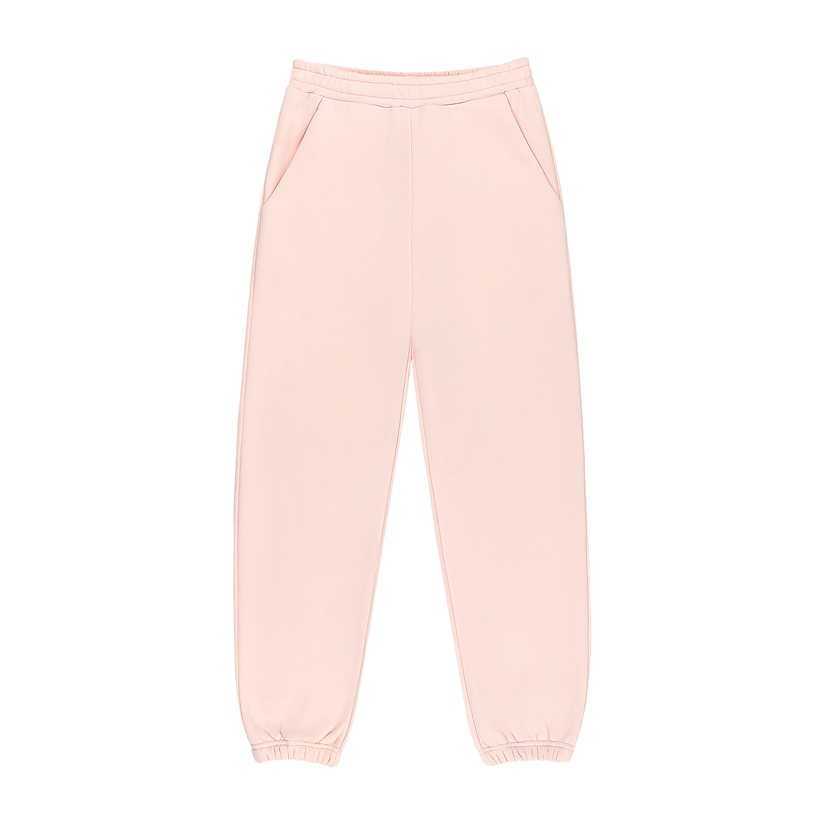 Drawstring Unisex Sweatpants - Rose