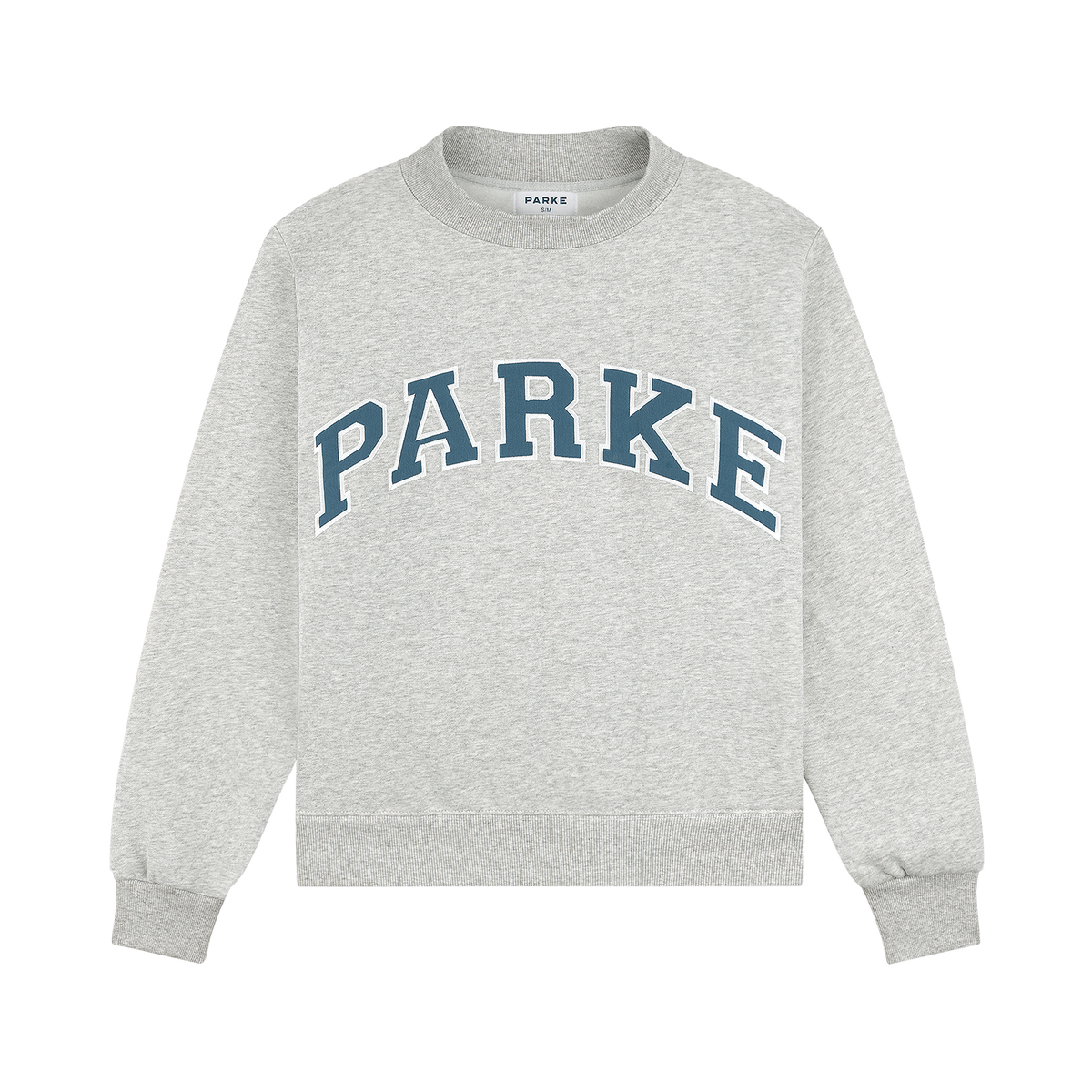 Varsity Mockneck - Classic Grey + Bluestone