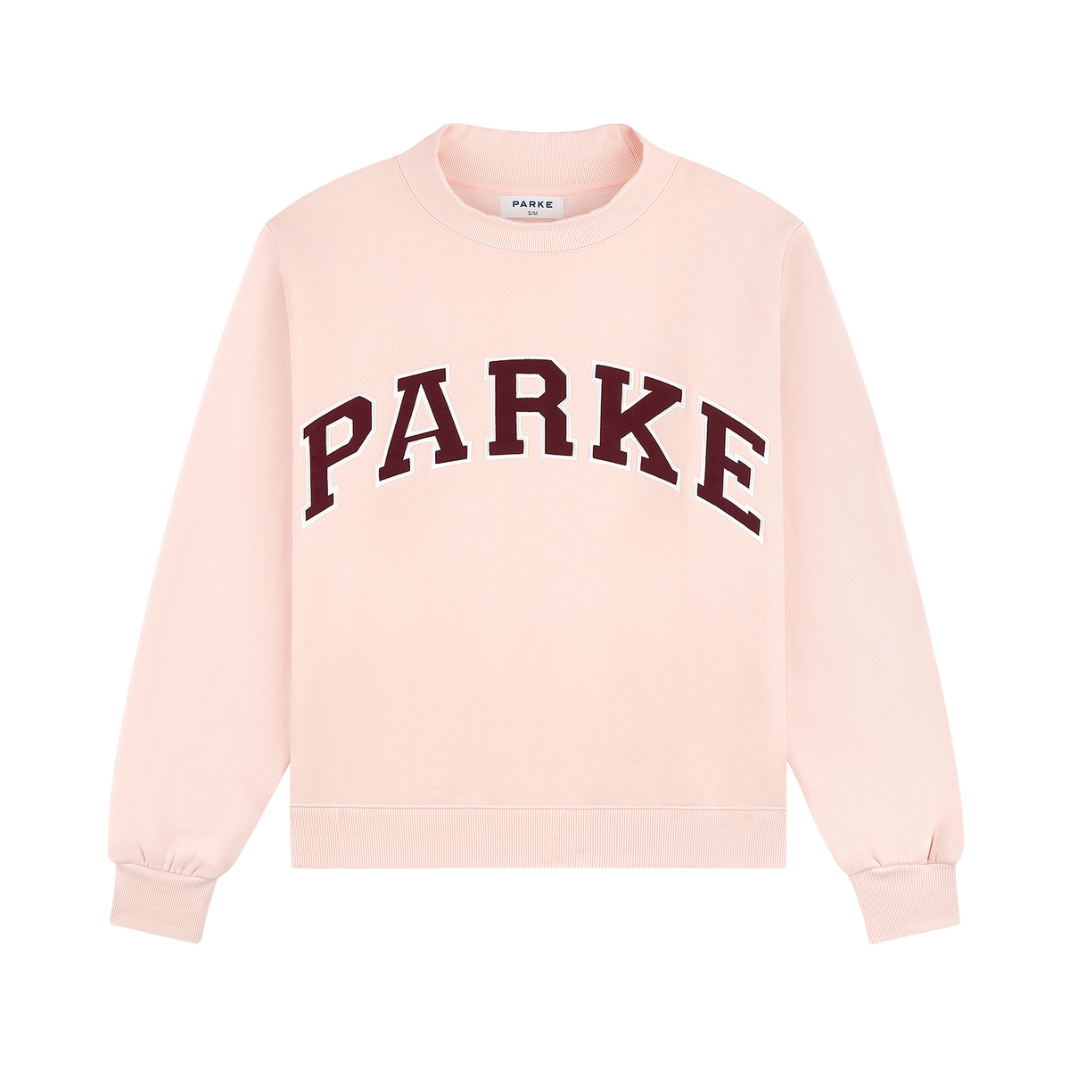 Varsity Mockneck - Rose + Port