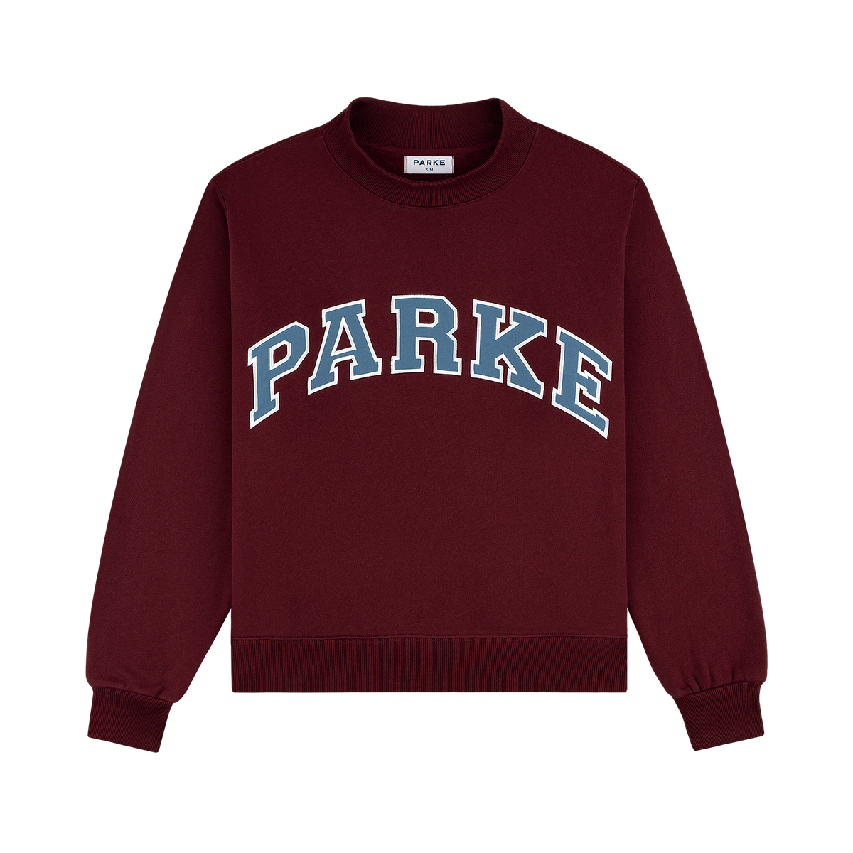 Varsity Mockneck - Port + Bluestone