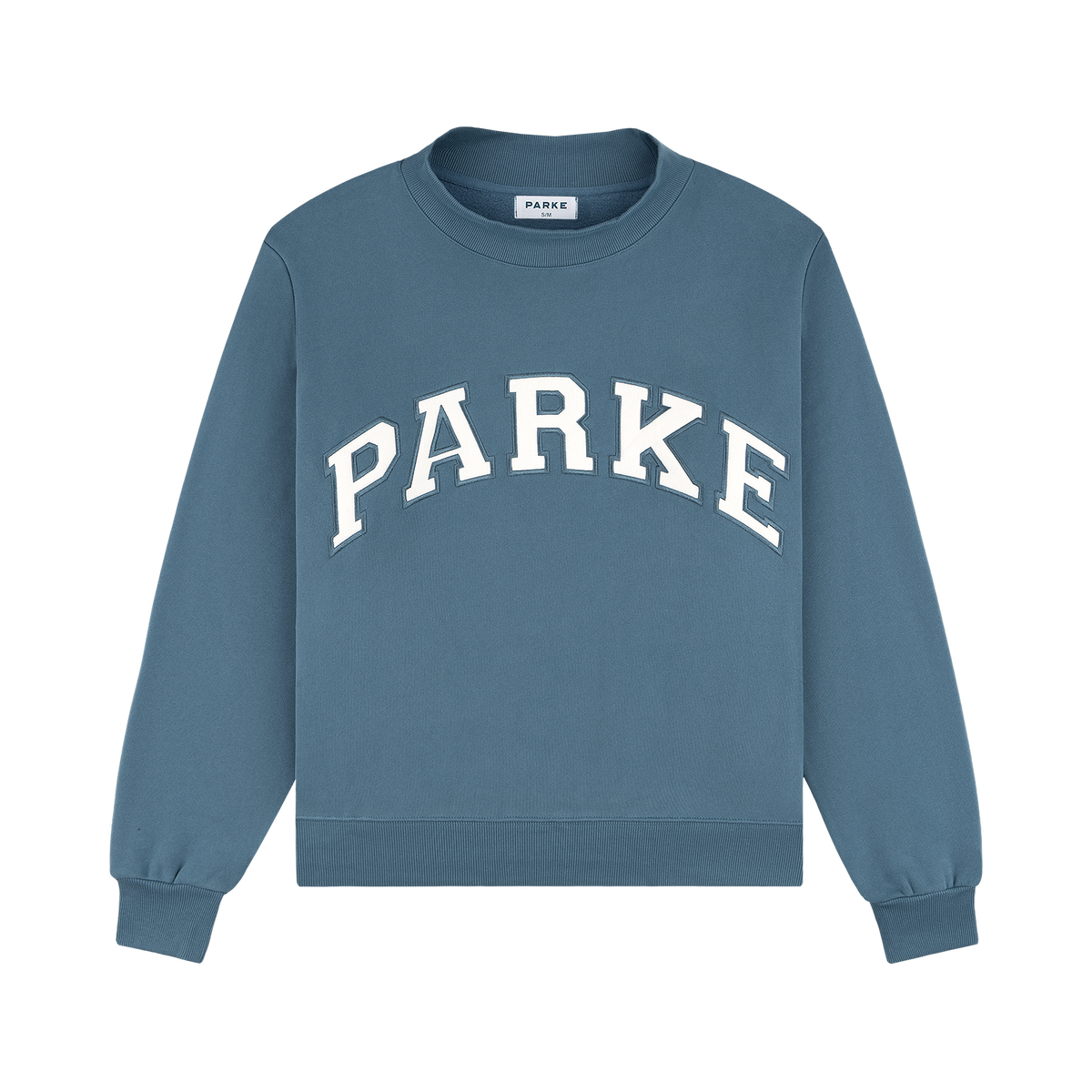Varsity Mockneck - Bluestone