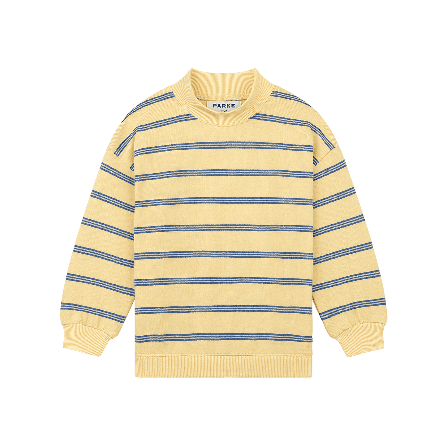 Kids Stripe Mockneck Pullover - Peel Stripe
