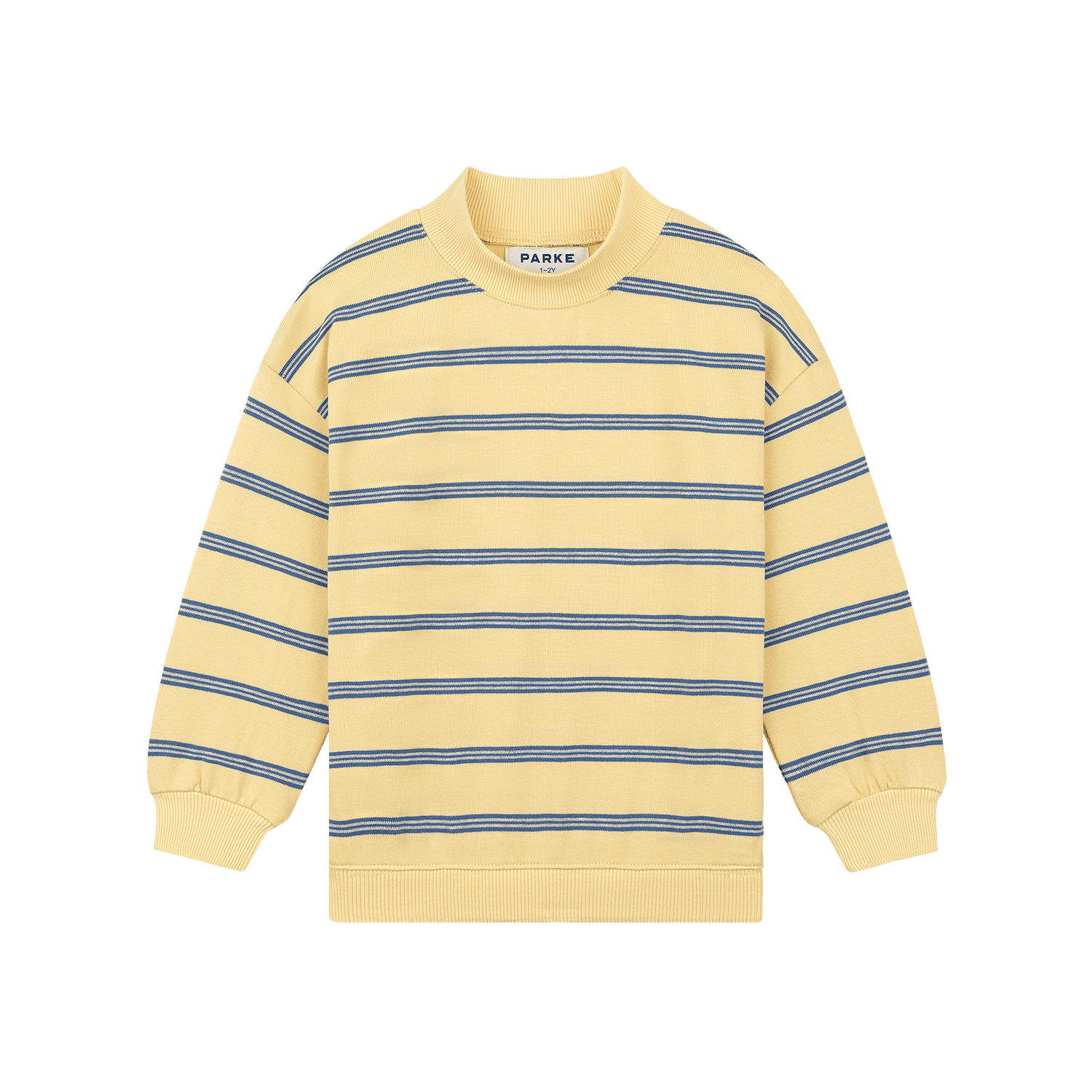 Kids Stripe Mockneck Pullover - Peel Stripe