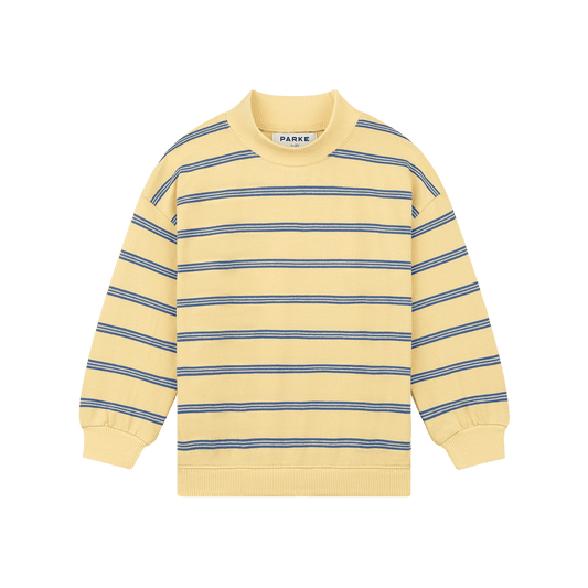 Kids Stripe Mockneck Pullover - Peel Stripe