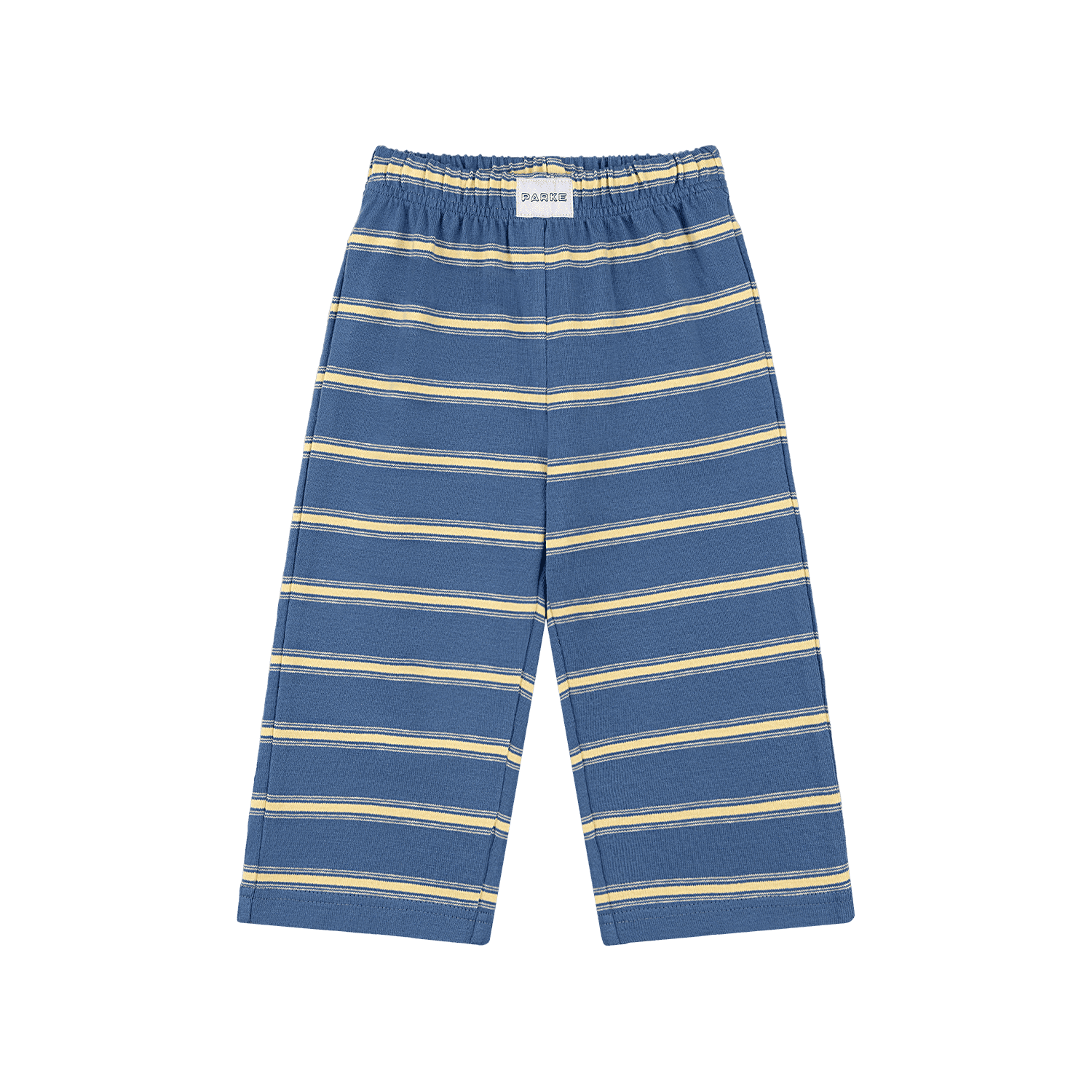 Kids Stripe Boxer Pants - Washed Indigo Stripe