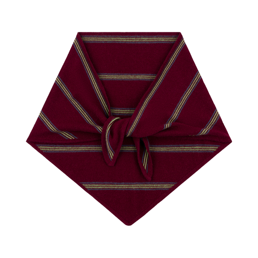 Triangle Scarf - Port Stripe