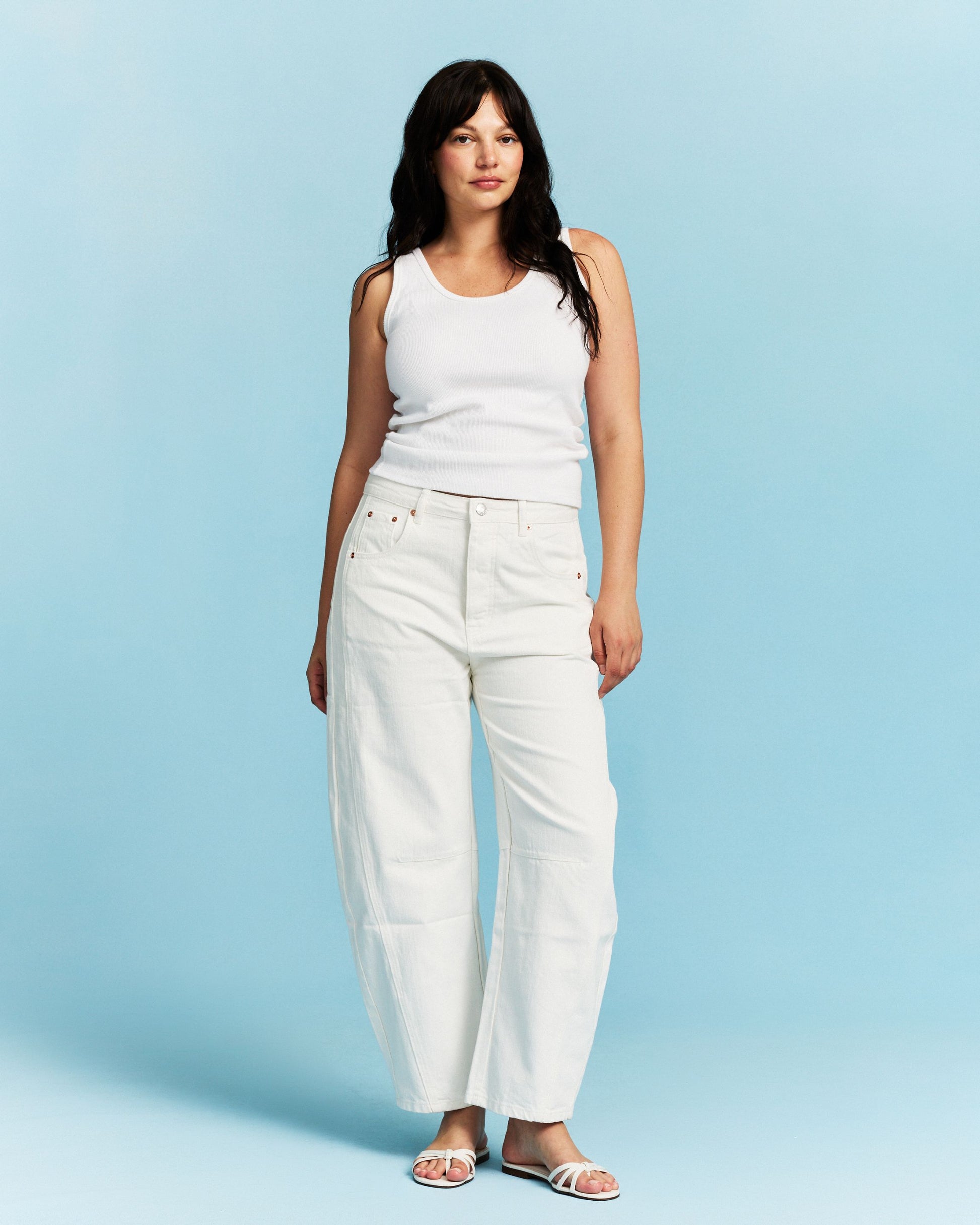 Horseshoe Jeans - White