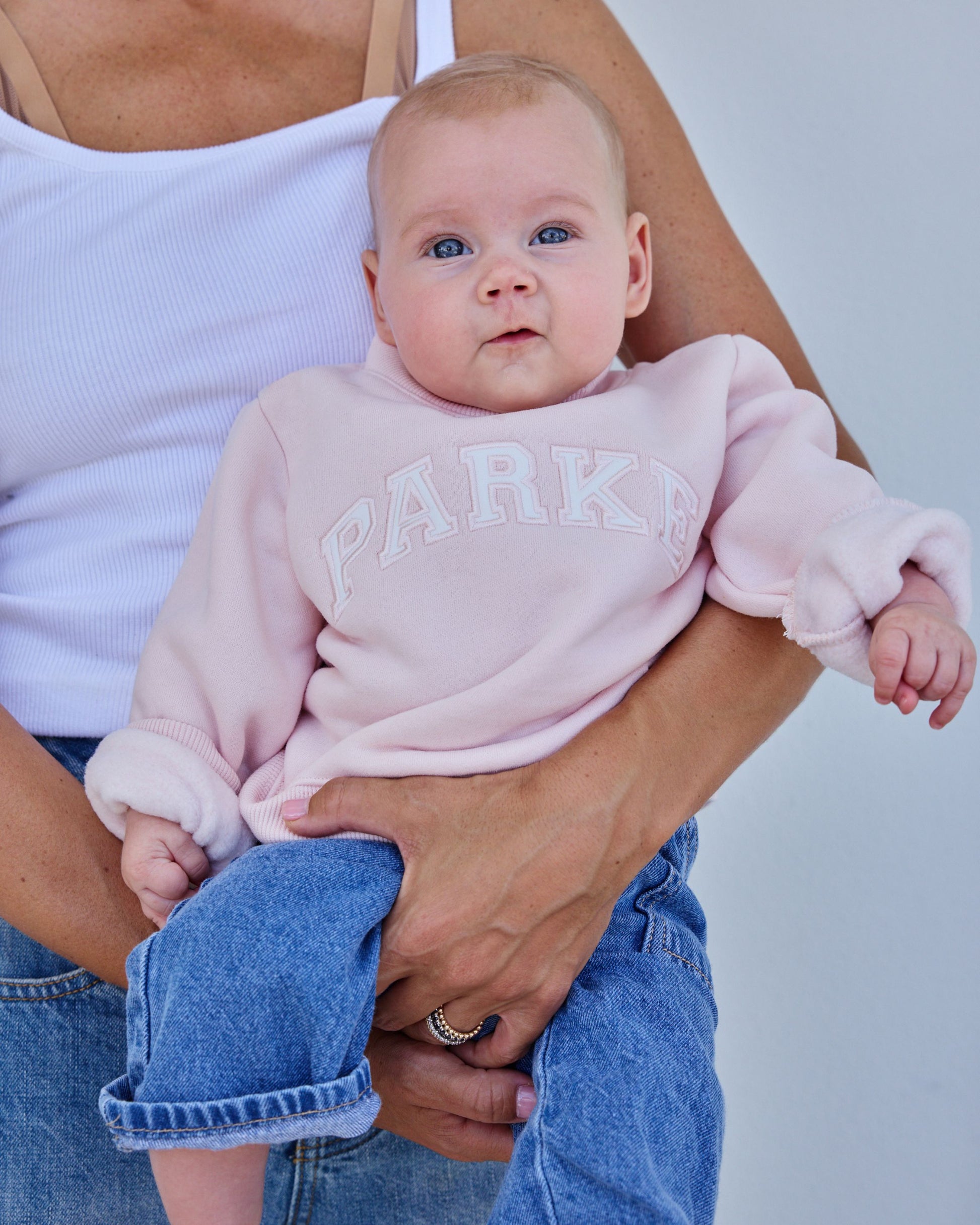 Kids Varsity Mockneck - Rose