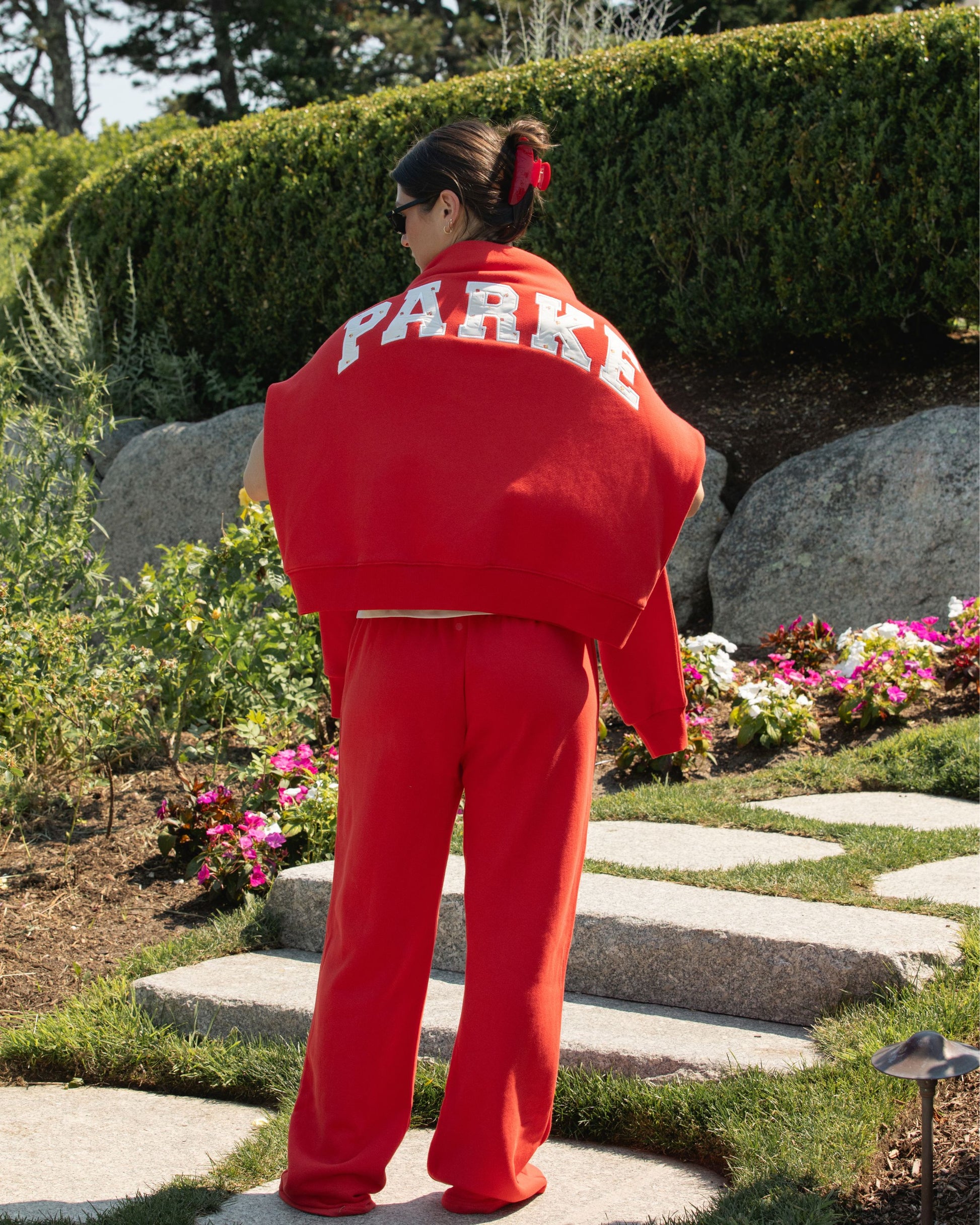 Boxer Sweatpants - Ruby