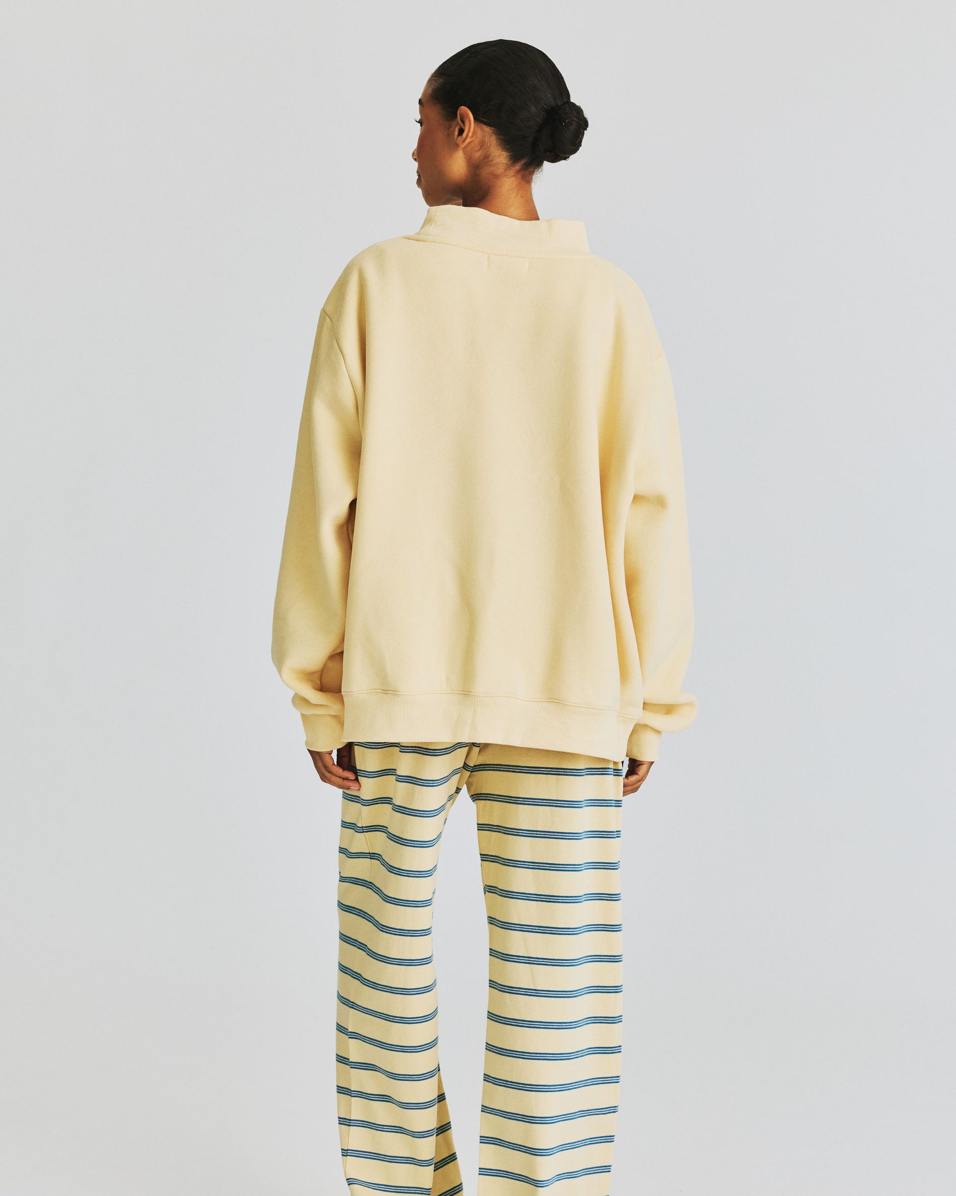 Varsity Mockneck - Peel + Peel Stripe