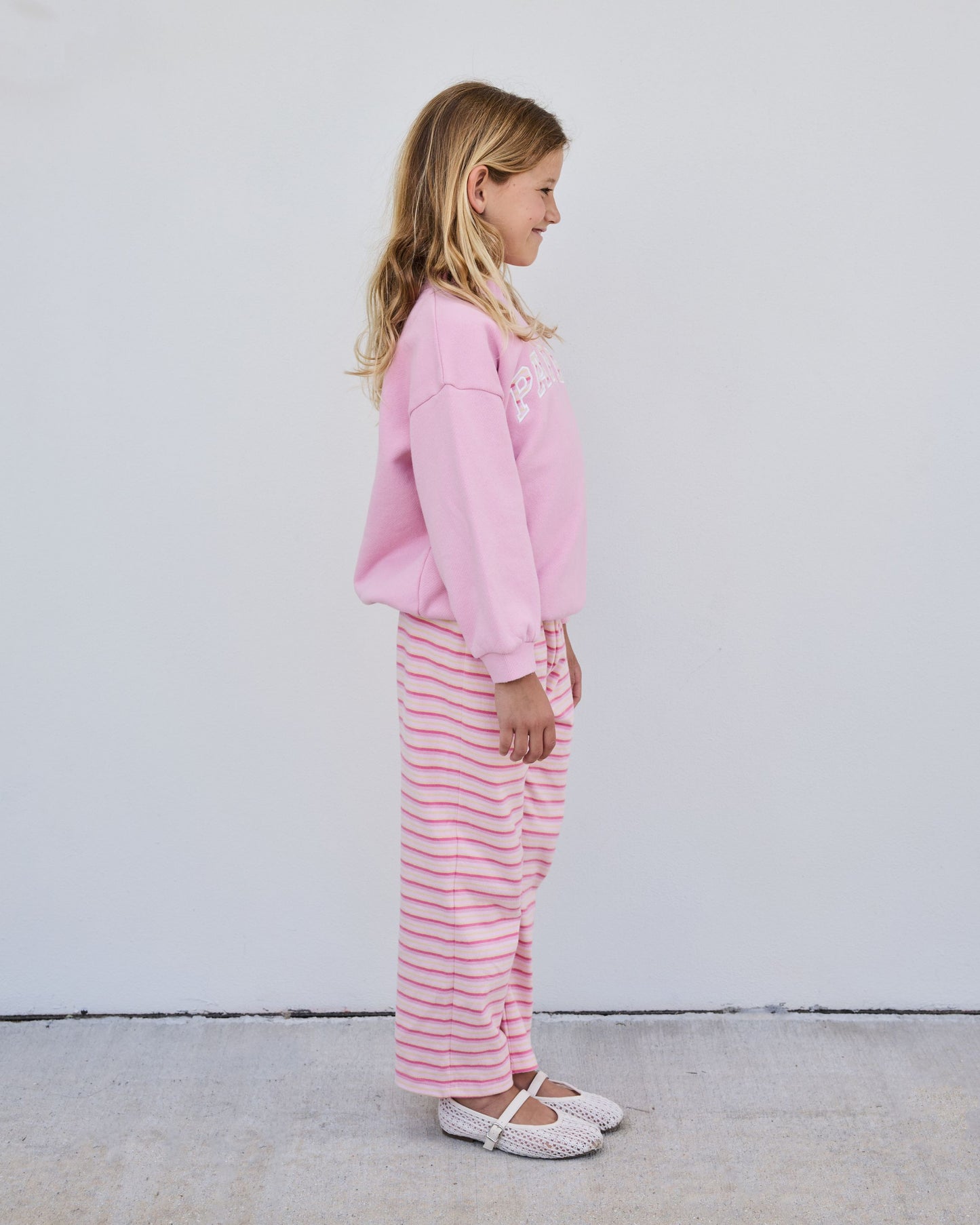 Kids  Varsity Mockneck - Sweetpea