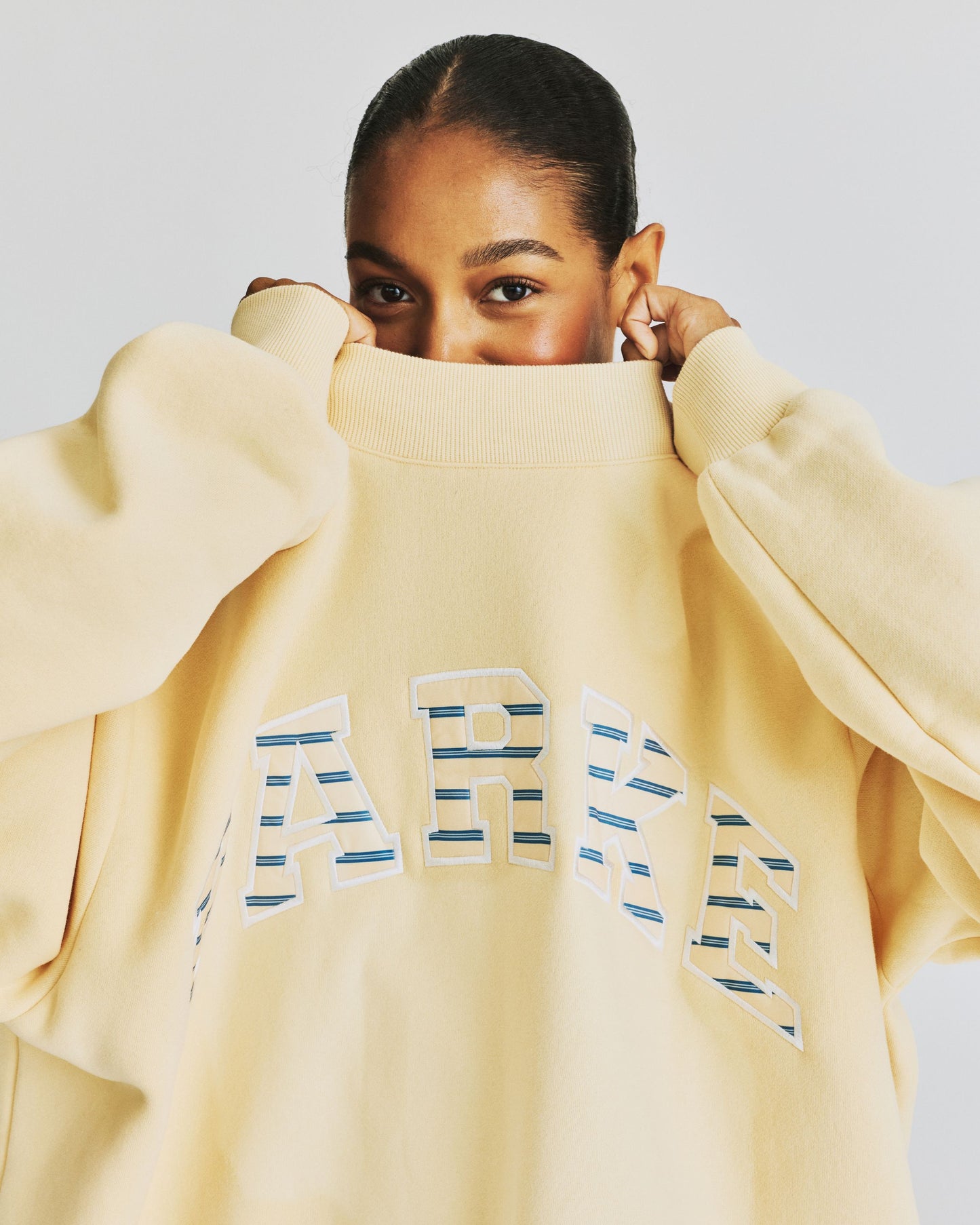Varsity Mockneck - Peel + Peel Stripe
