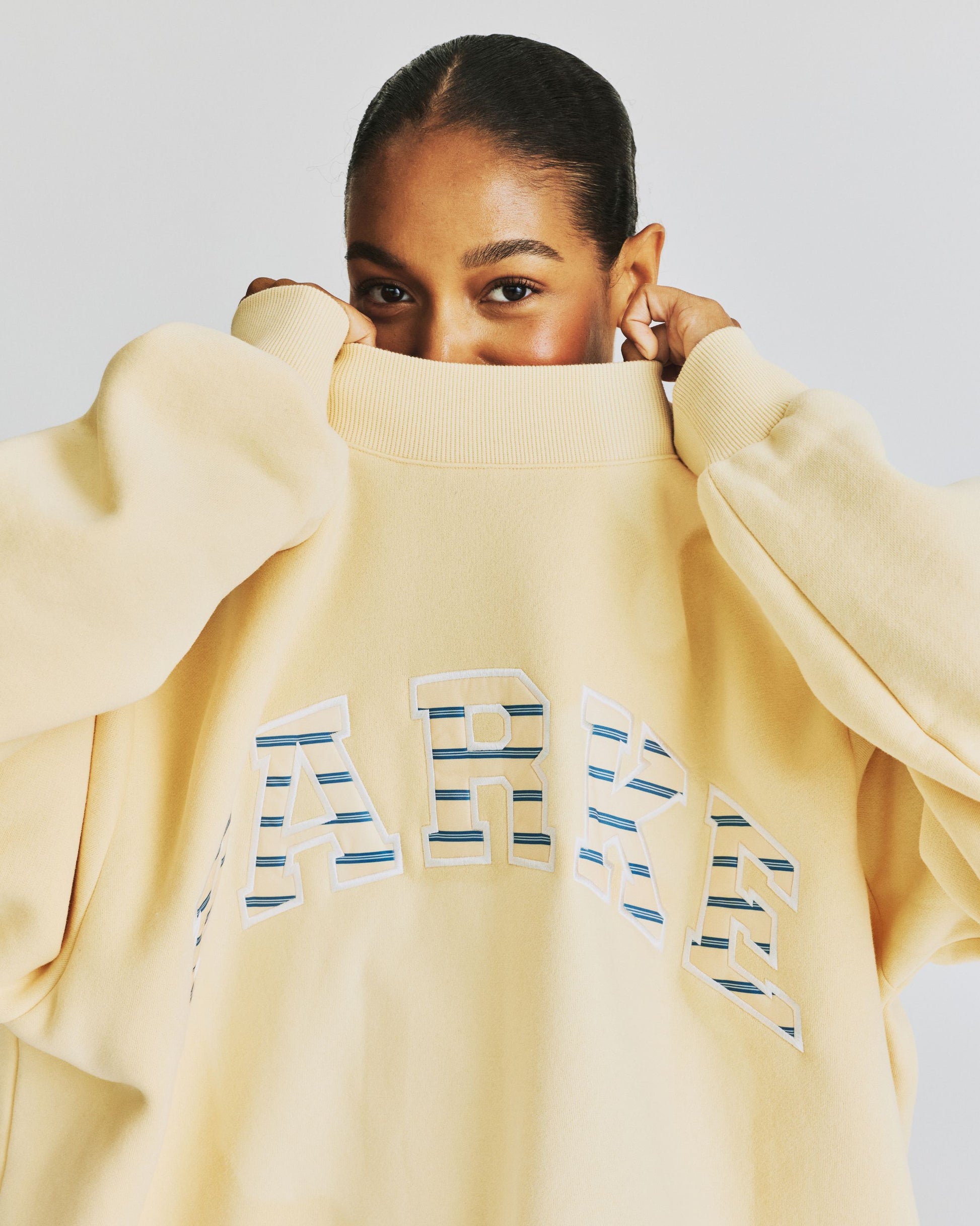 Varsity Mockneck - Peel + Peel Stripe
